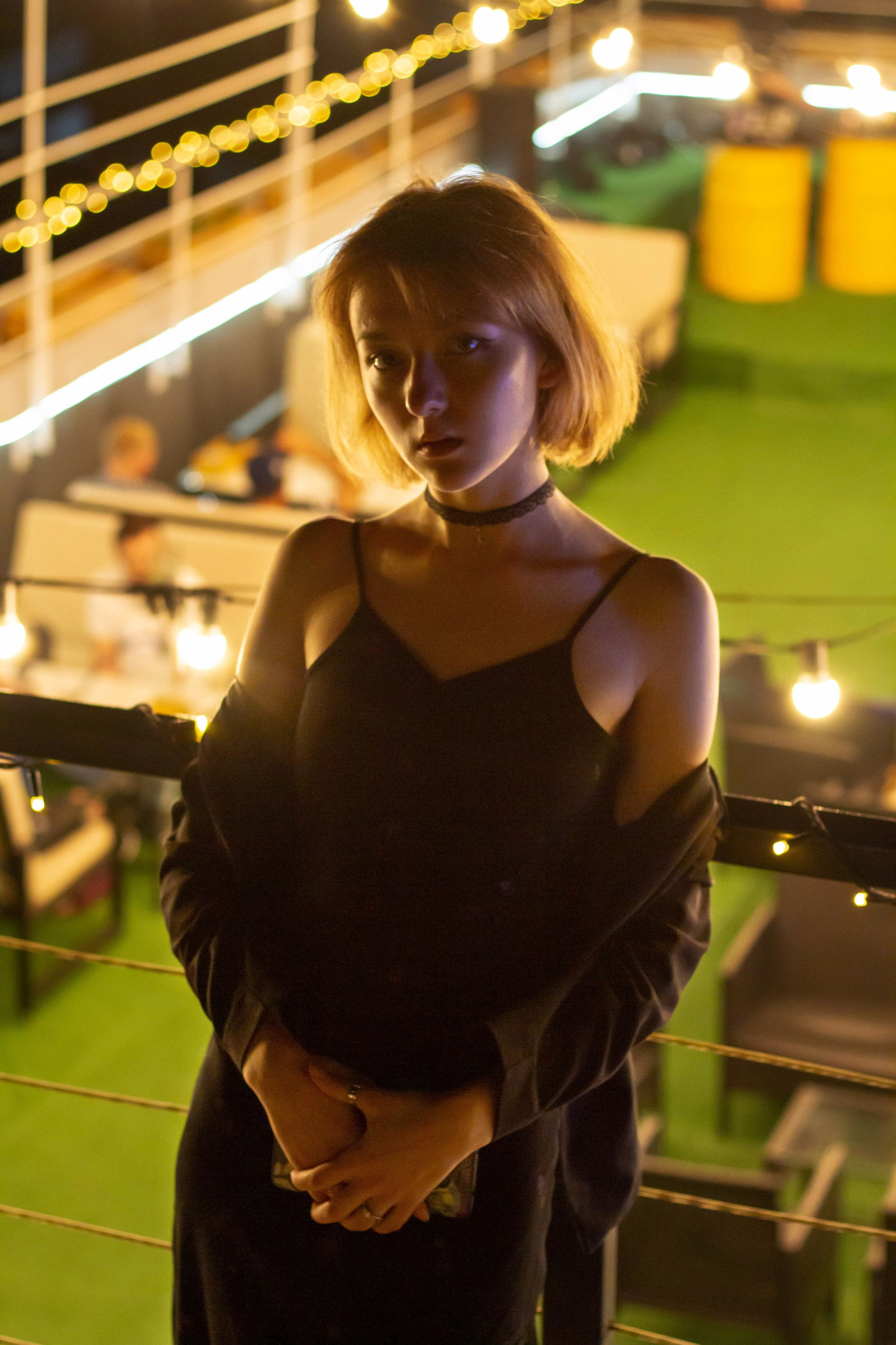 Ночь. Фотограф в Новокузнецке