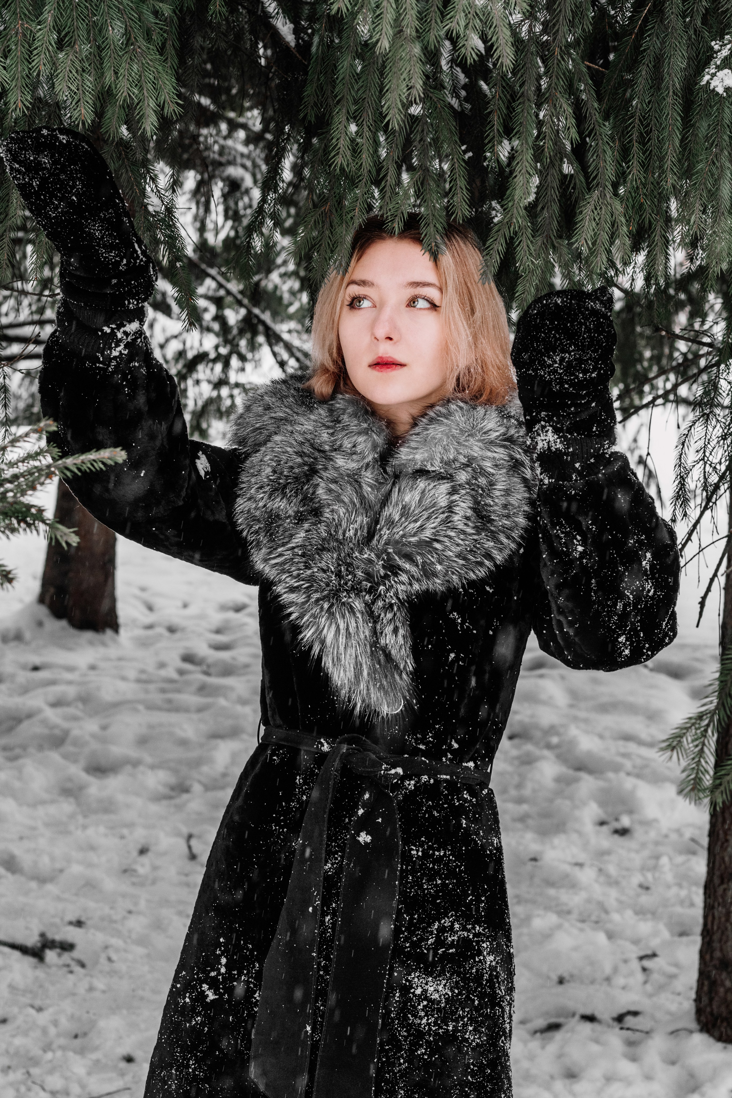 Зима. Фотограф в Новокузнецке