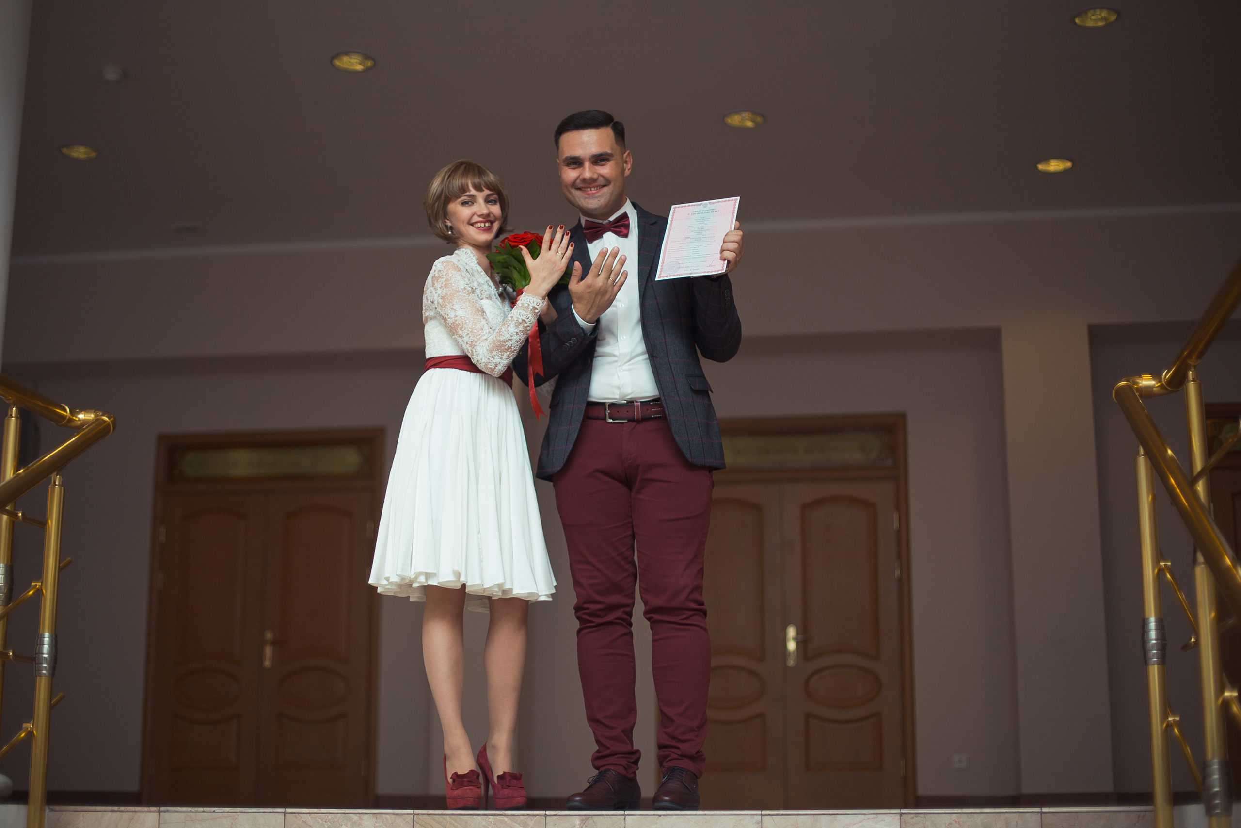 Молодожены, портфолио свадебного, свадебная прогулка, заказать свадебн. Свадебный фотограф в СПб Сергей Малиновский