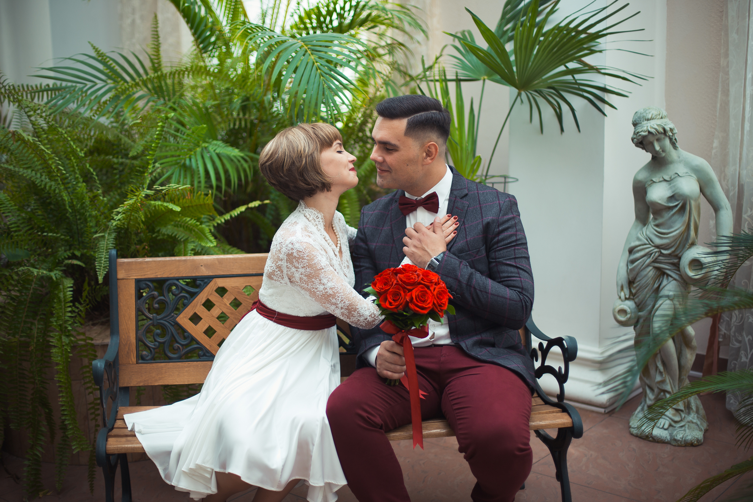 Молодожены, портфолио свадебного, свадебная прогулка, заказать свадебн. Свадебный фотограф в СПб Сергей Малиновский