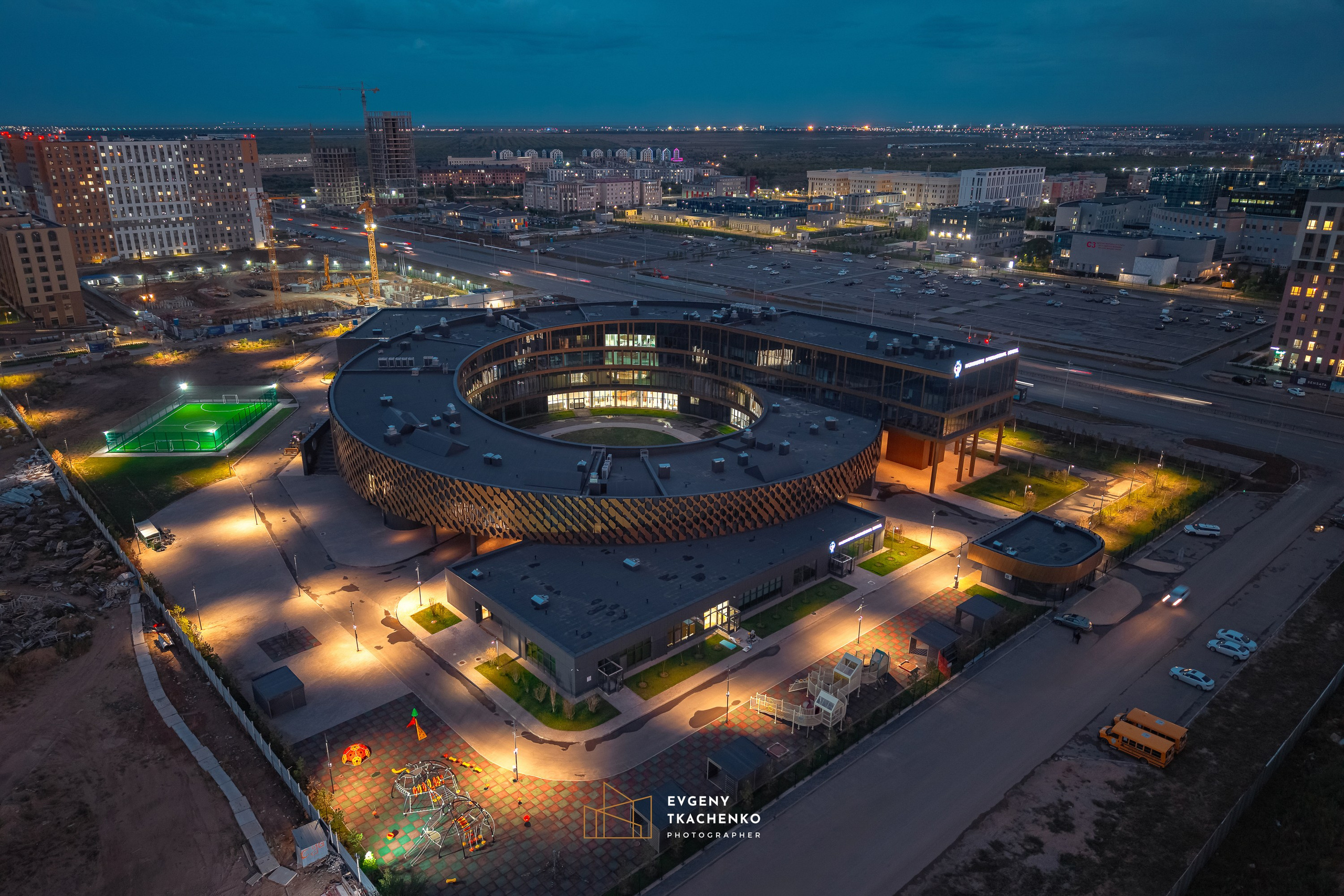 Kazakhstan International School в г. Астана. Архитектурный и интерьерный фотограф в Казахстане