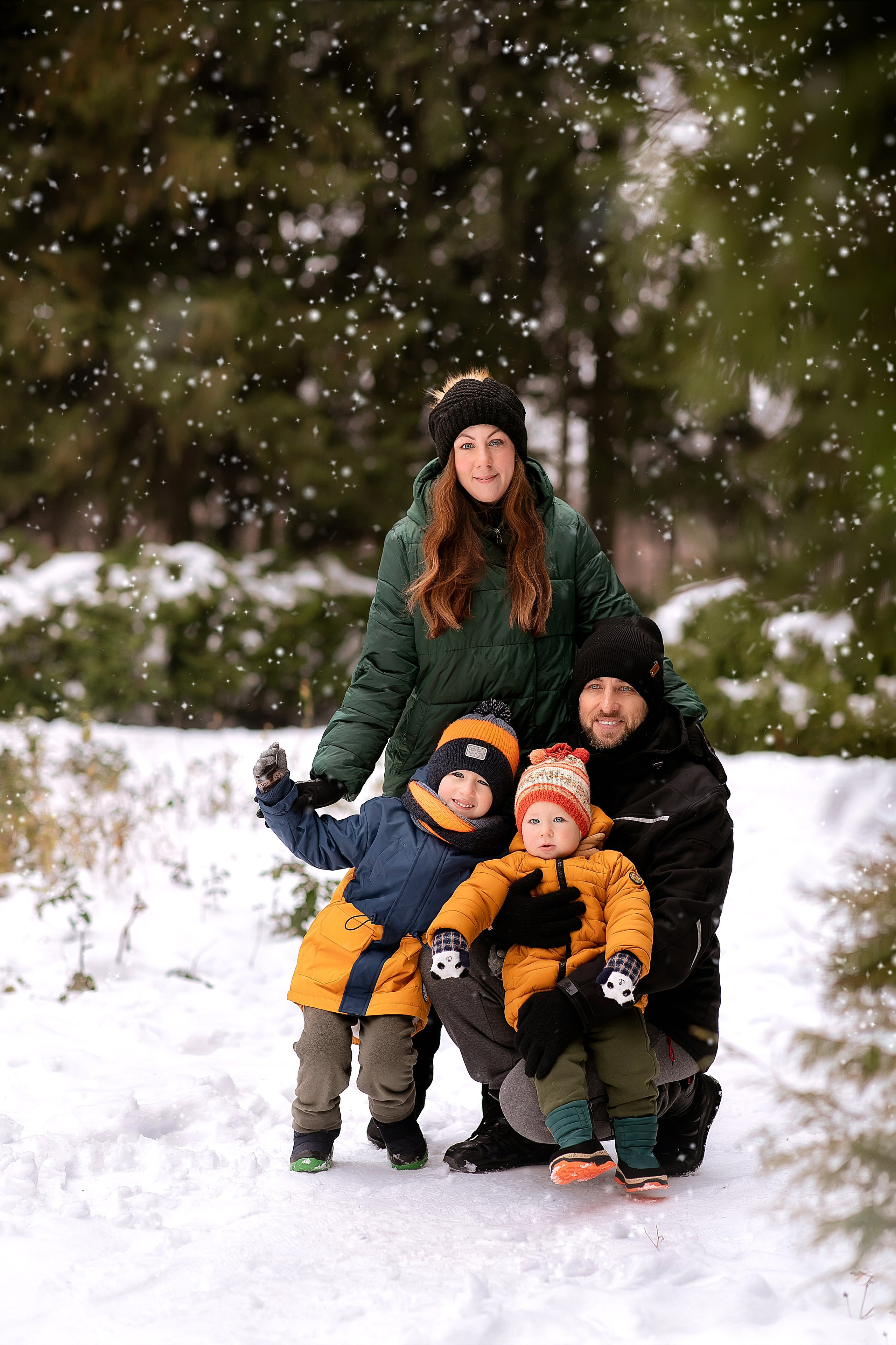 Семейная прогулка. Фотограф на крещение и венчание