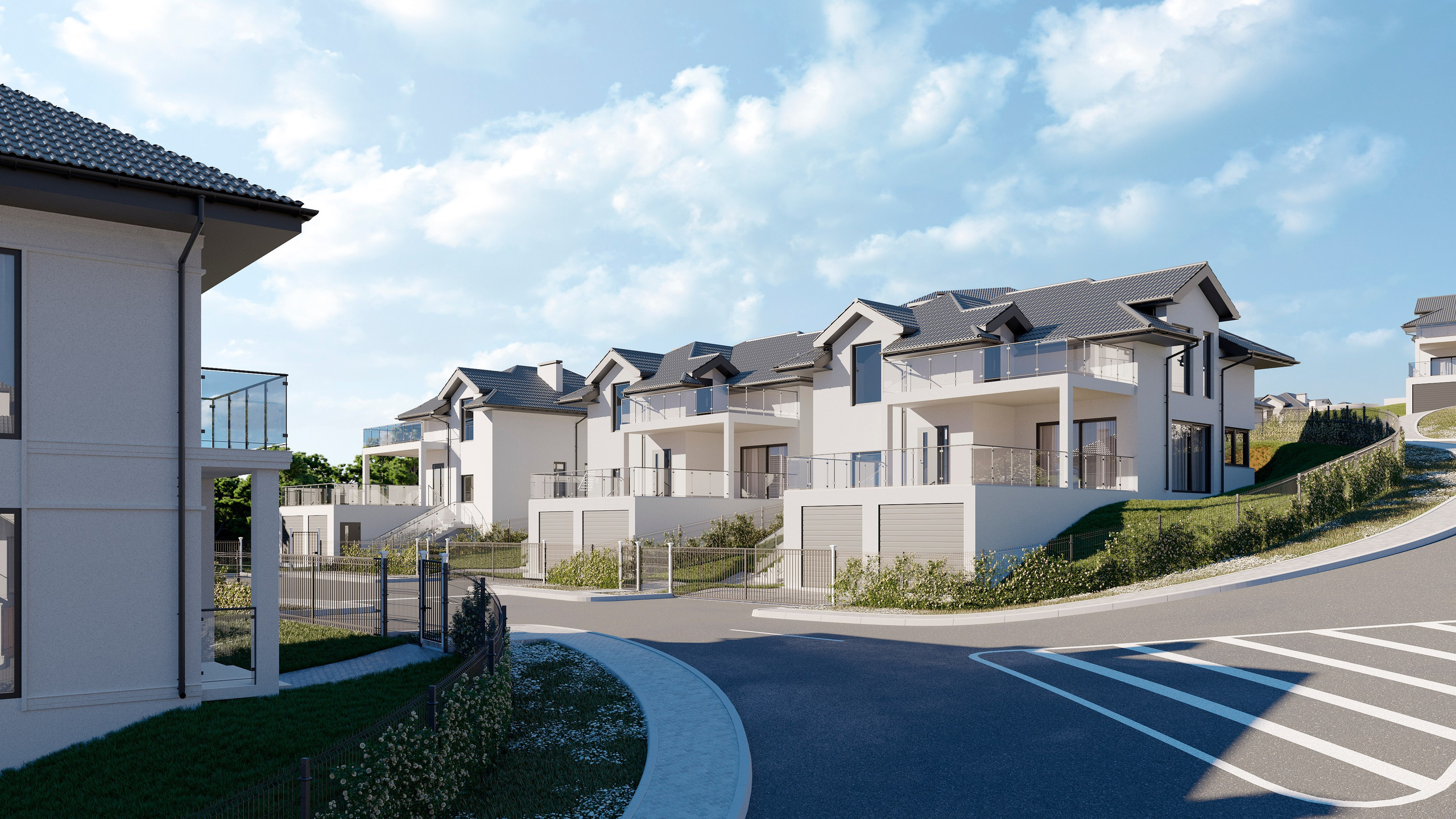 “Valley of Roses” Cottage Community — 3D Visualization. 3D INTERIOR AND ARCHITECTURE VISUALIZATION