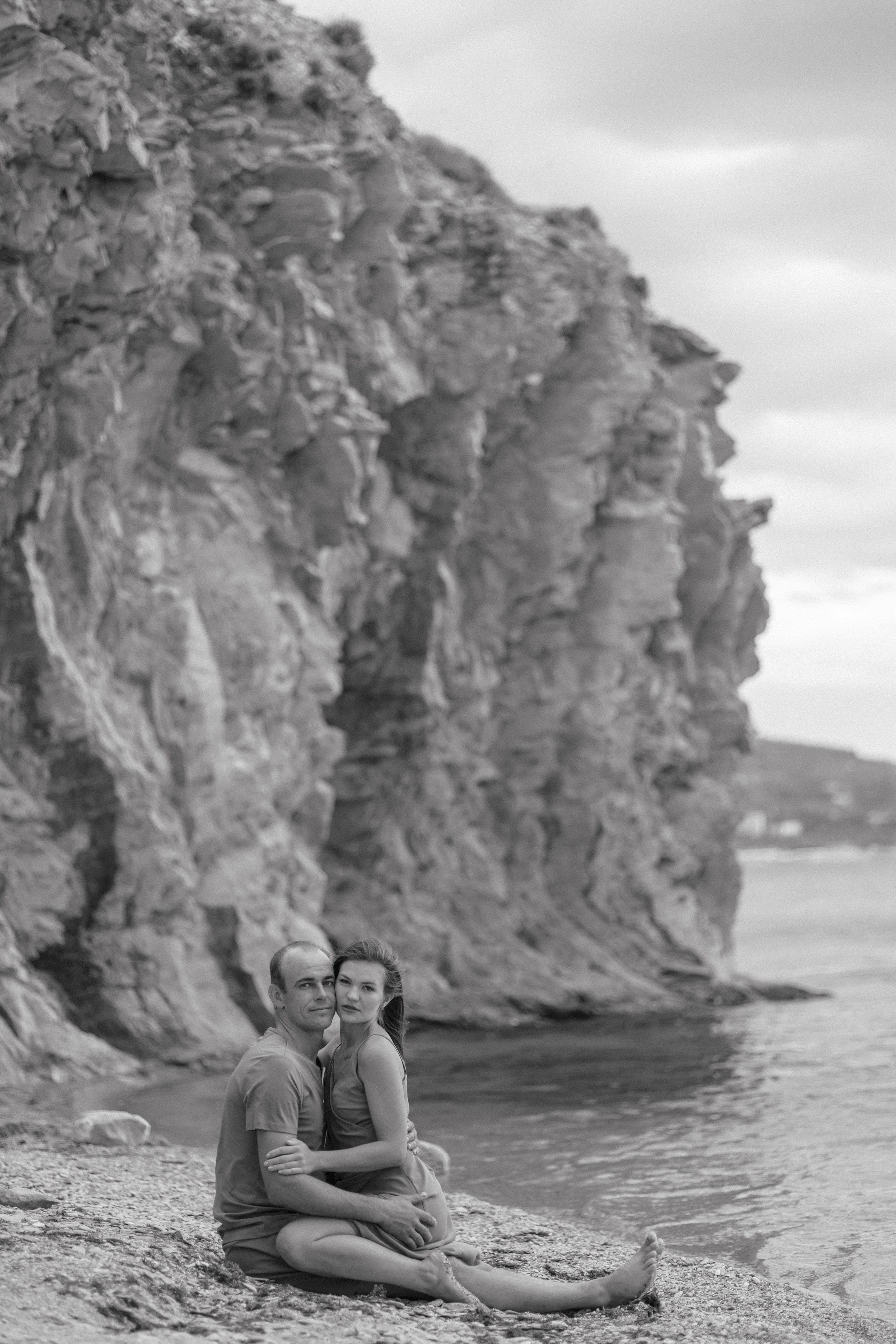 На пустынном пляже. Семейный и портретный фотограф в Геленджике Любовь Бодрова