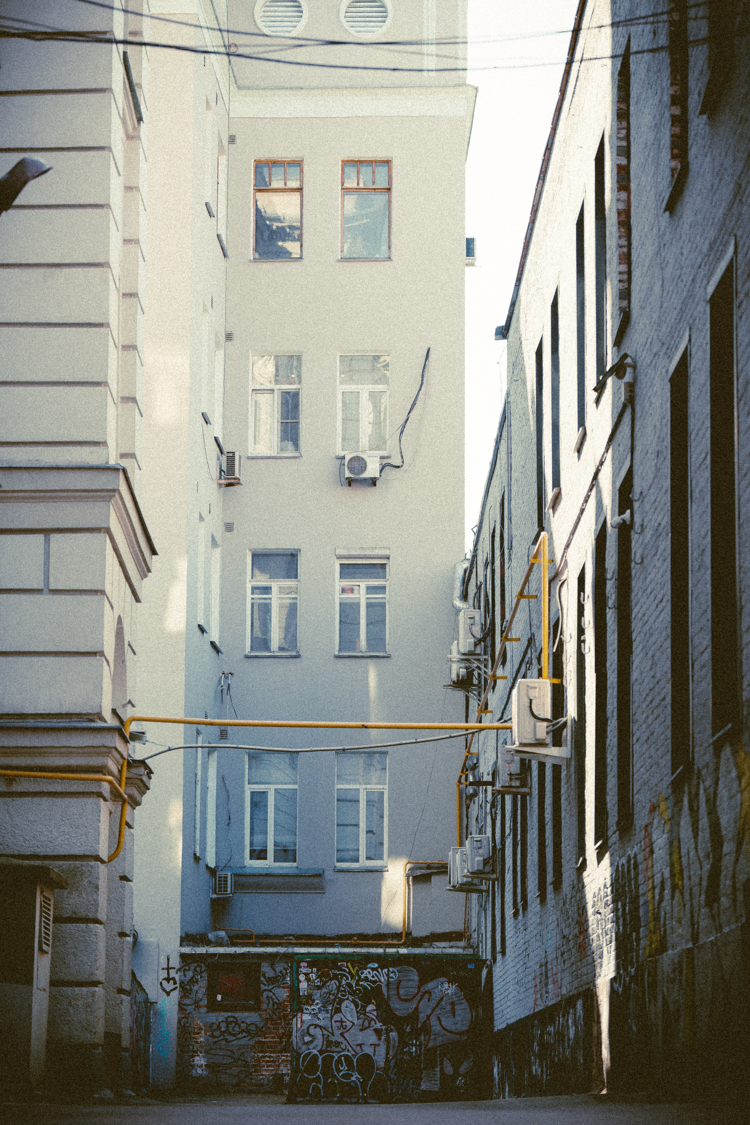 Тихие переулки на Чистых прудах. Polypolarphotography