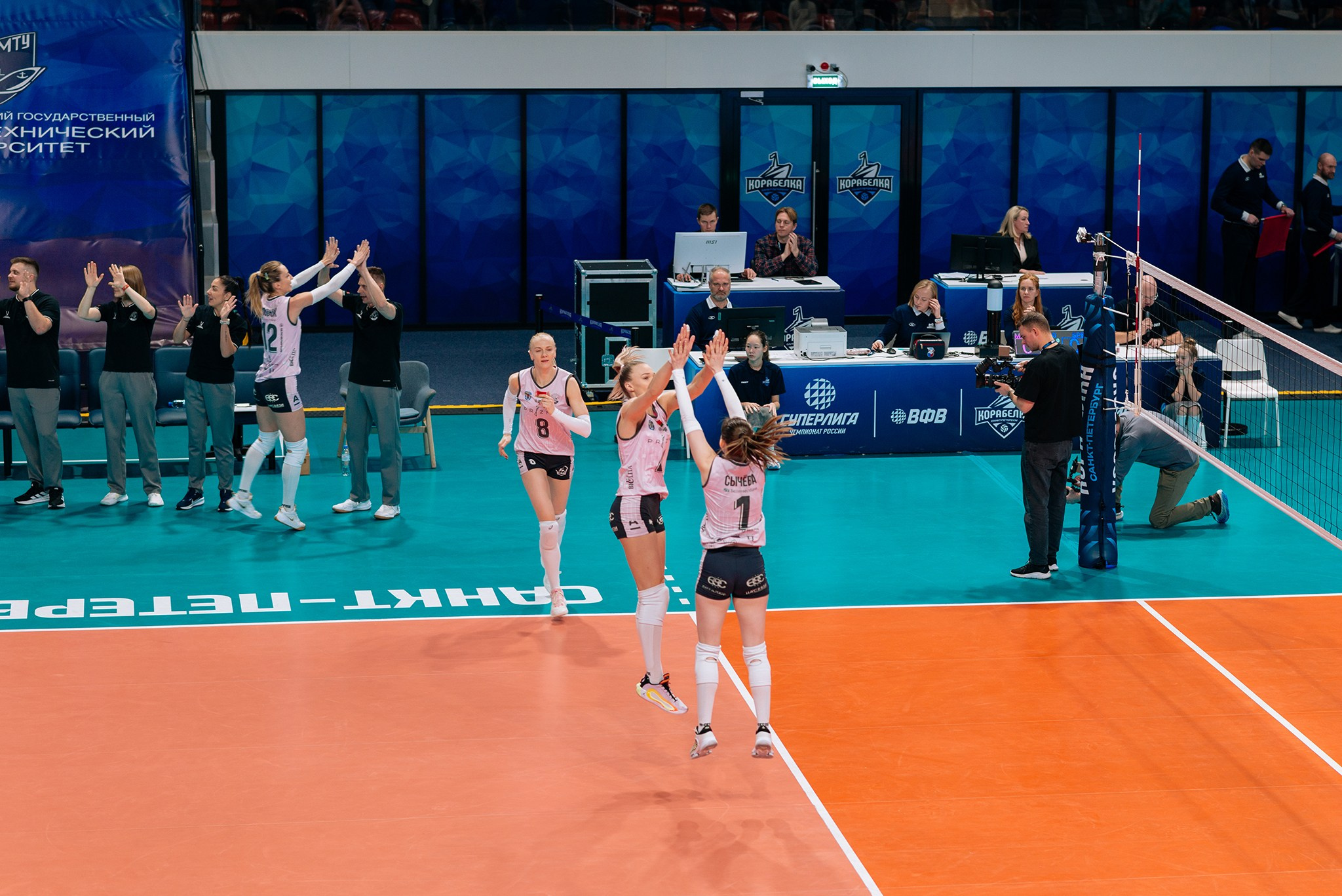 «Корабелка» — «Минчанка» Суперлига чемпионат России. Январь 26. Репортажный фотограф в Санкт-Петербурге Анастасия Клёпова