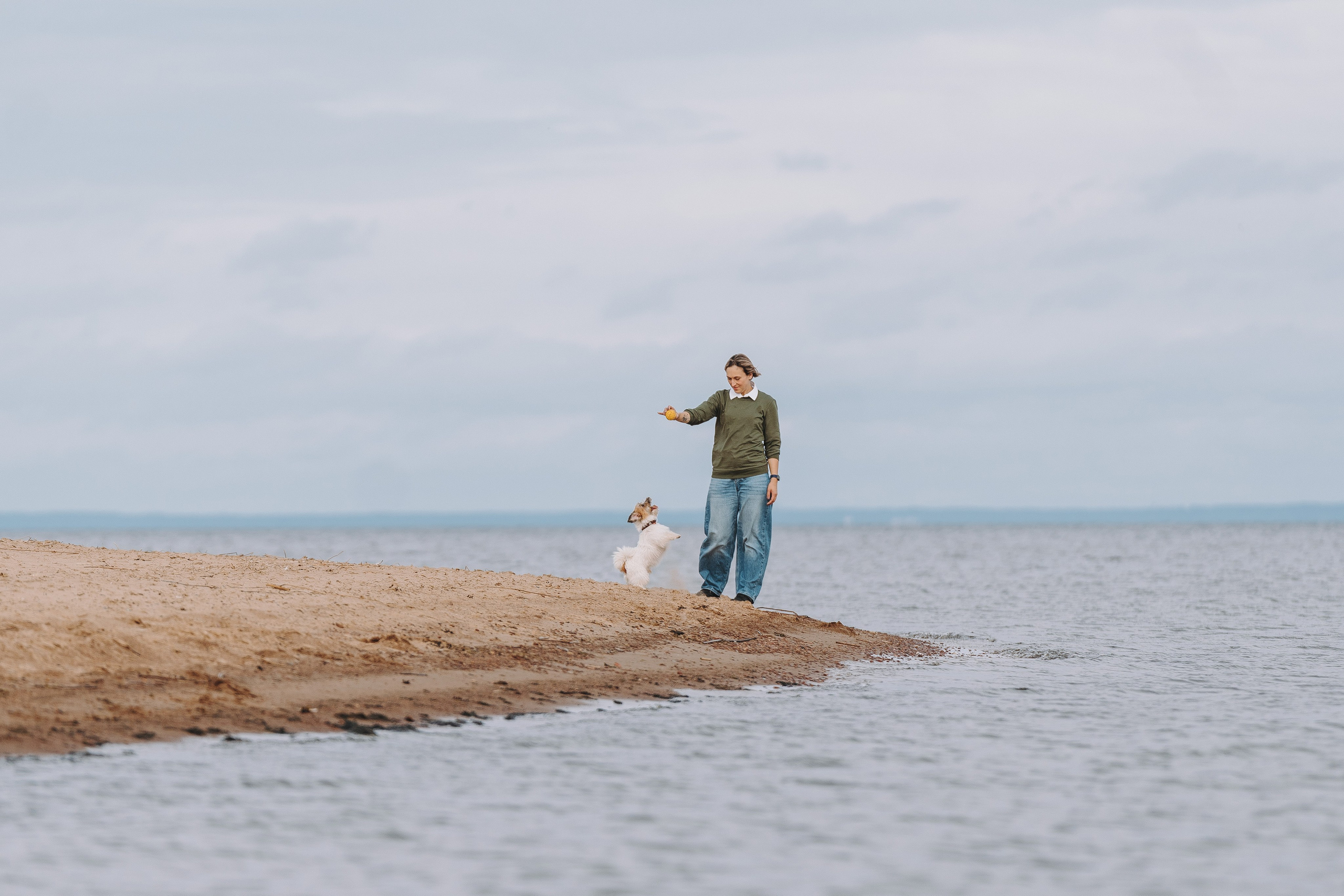 Оля, Ларс и Лукас. Фотограф анималист в Спб недорого Олеся Майорова