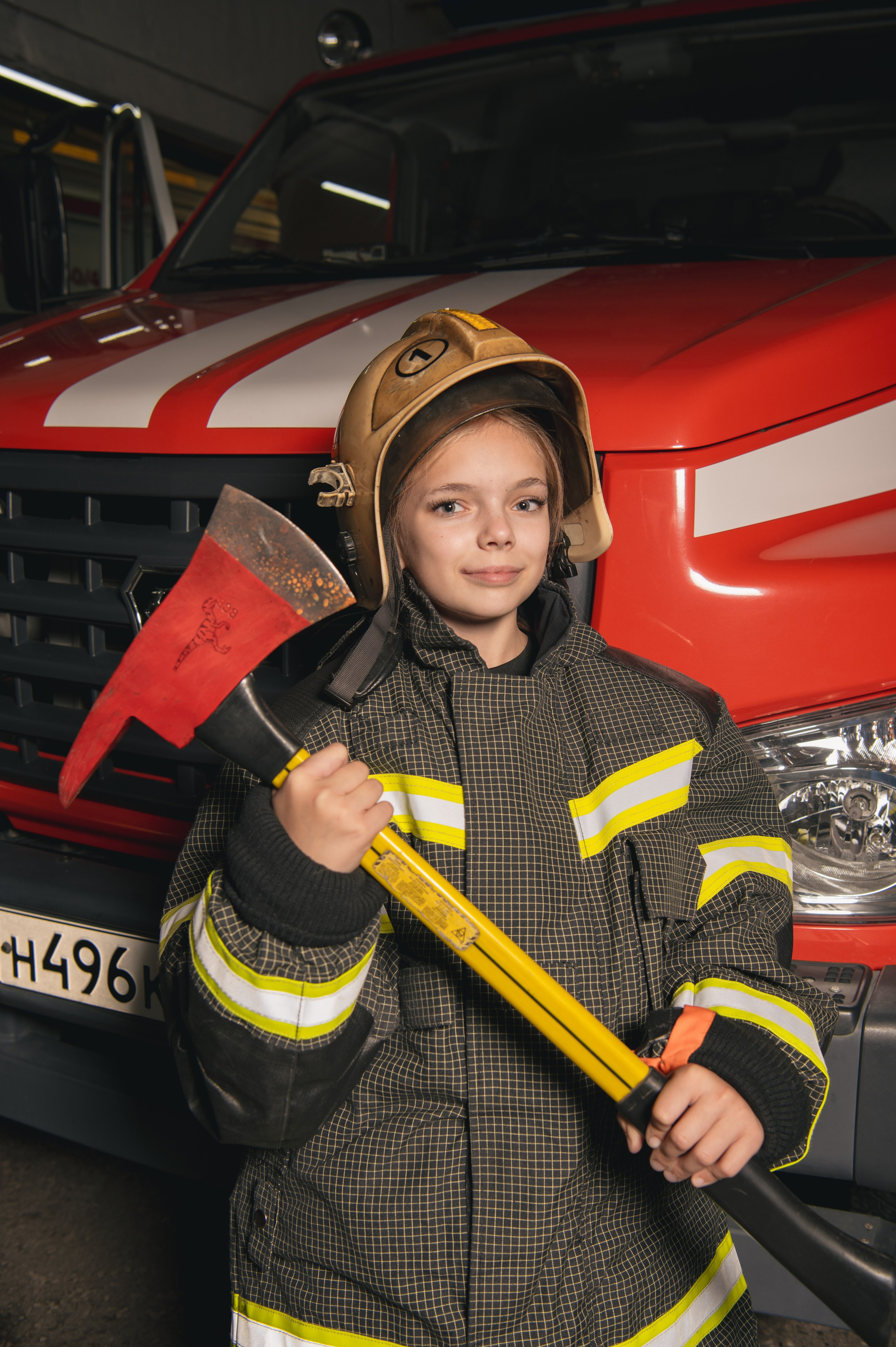 Дети пожарные. Детский фотограф в Новокузнецке Николай Чекалин