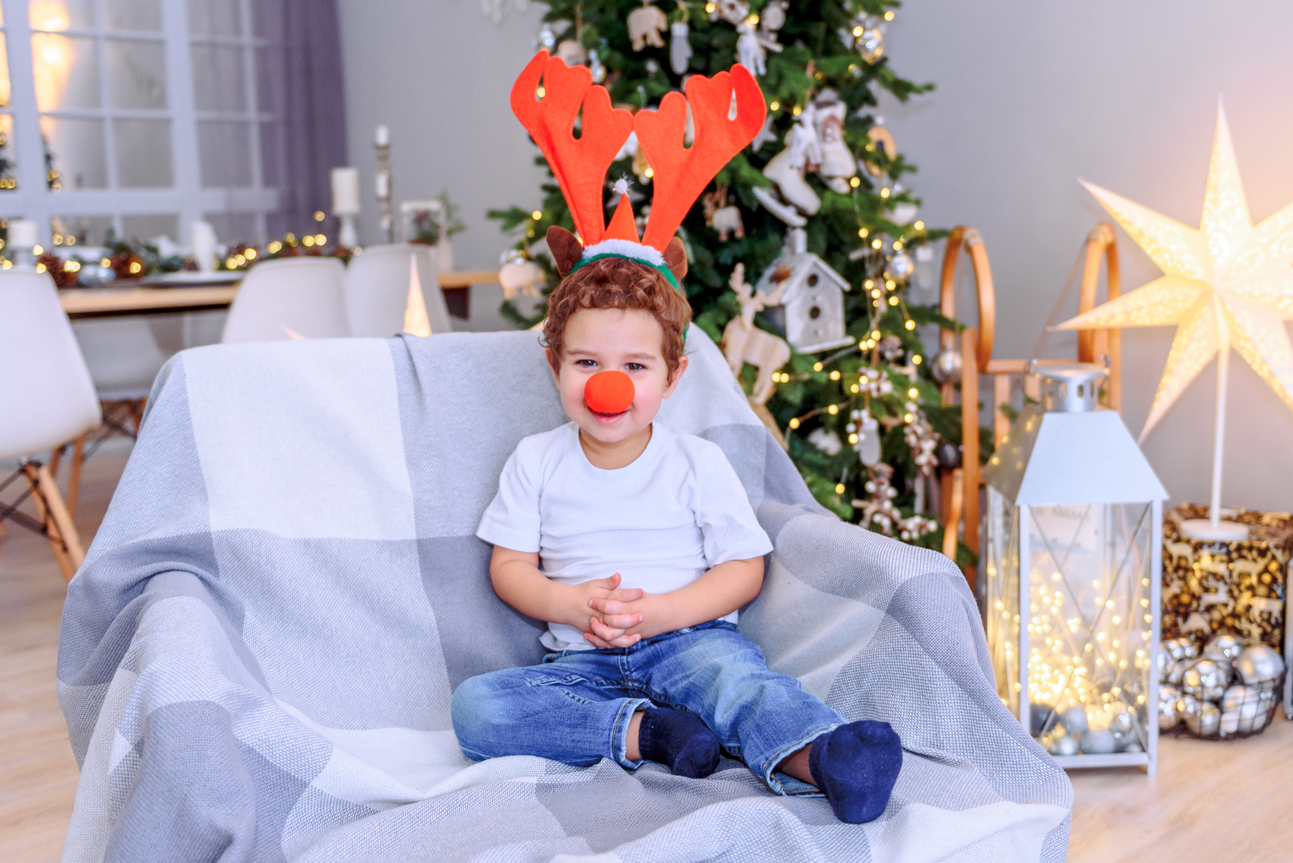 Новогодняя фотосессия в студии PROSTYLE. Свадебный и семейный фотограф в Москве Юлия Винник