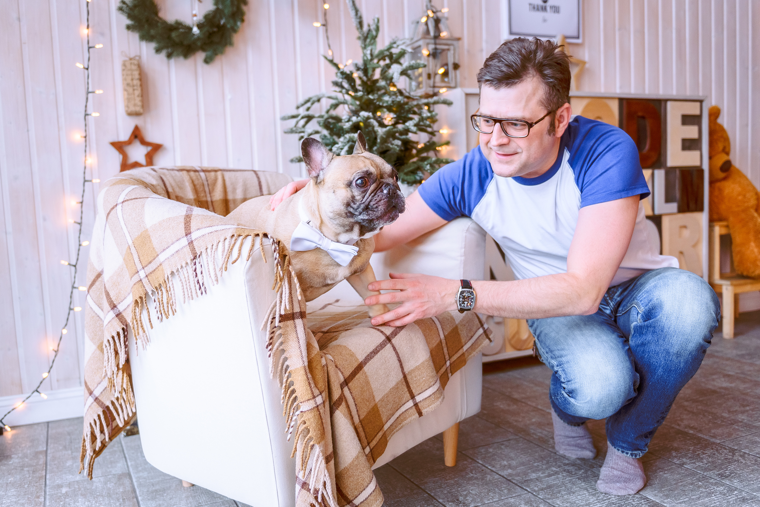 Семья Алексея и Ольги в фотостудии PROSTYLE. Свадебный и семейный фотограф в Москве Юлия Винник