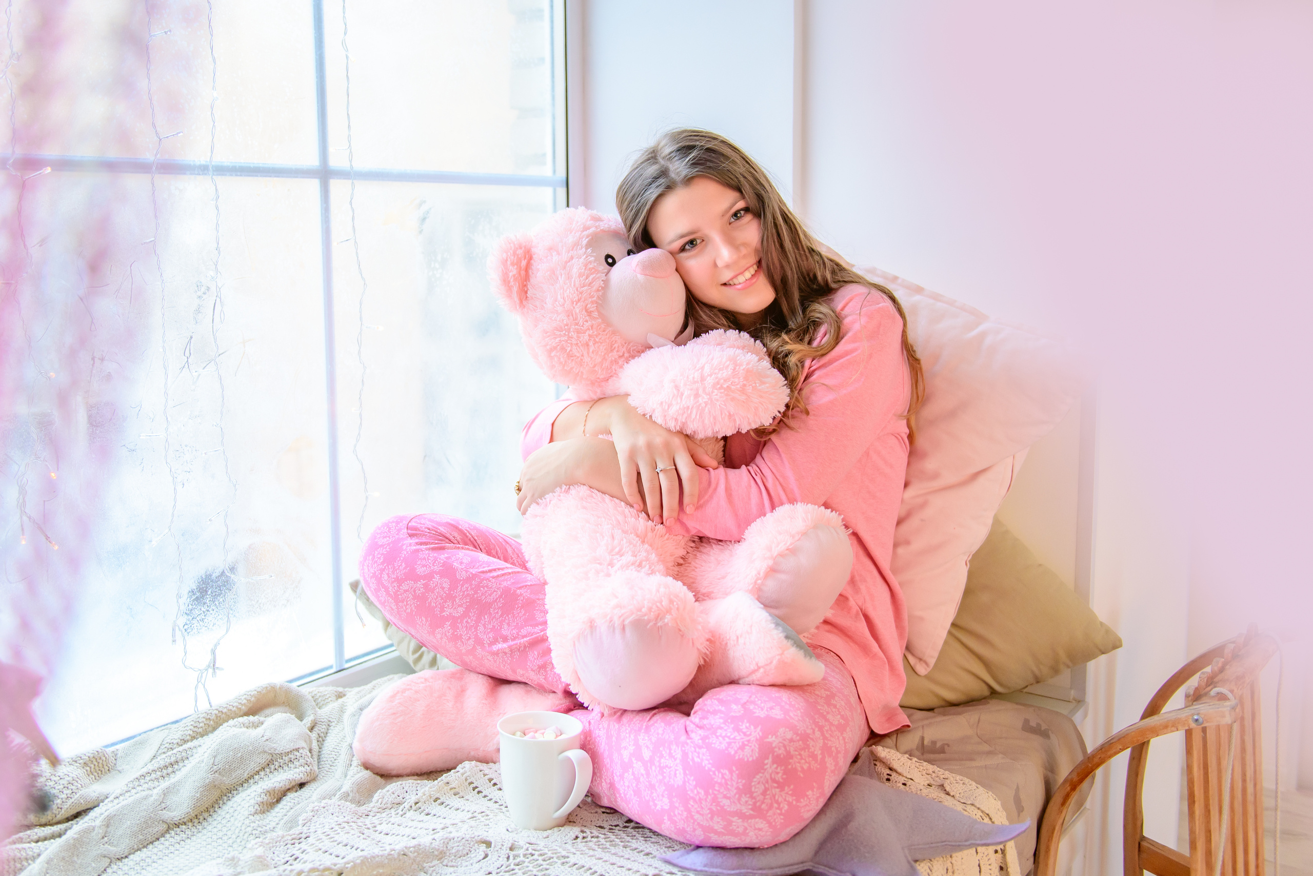 Новогодняя фотосессия для семьи Олега и Натальи в Loft18 Studio. Свадебный и семейный фотограф в Москве Юлия Винник