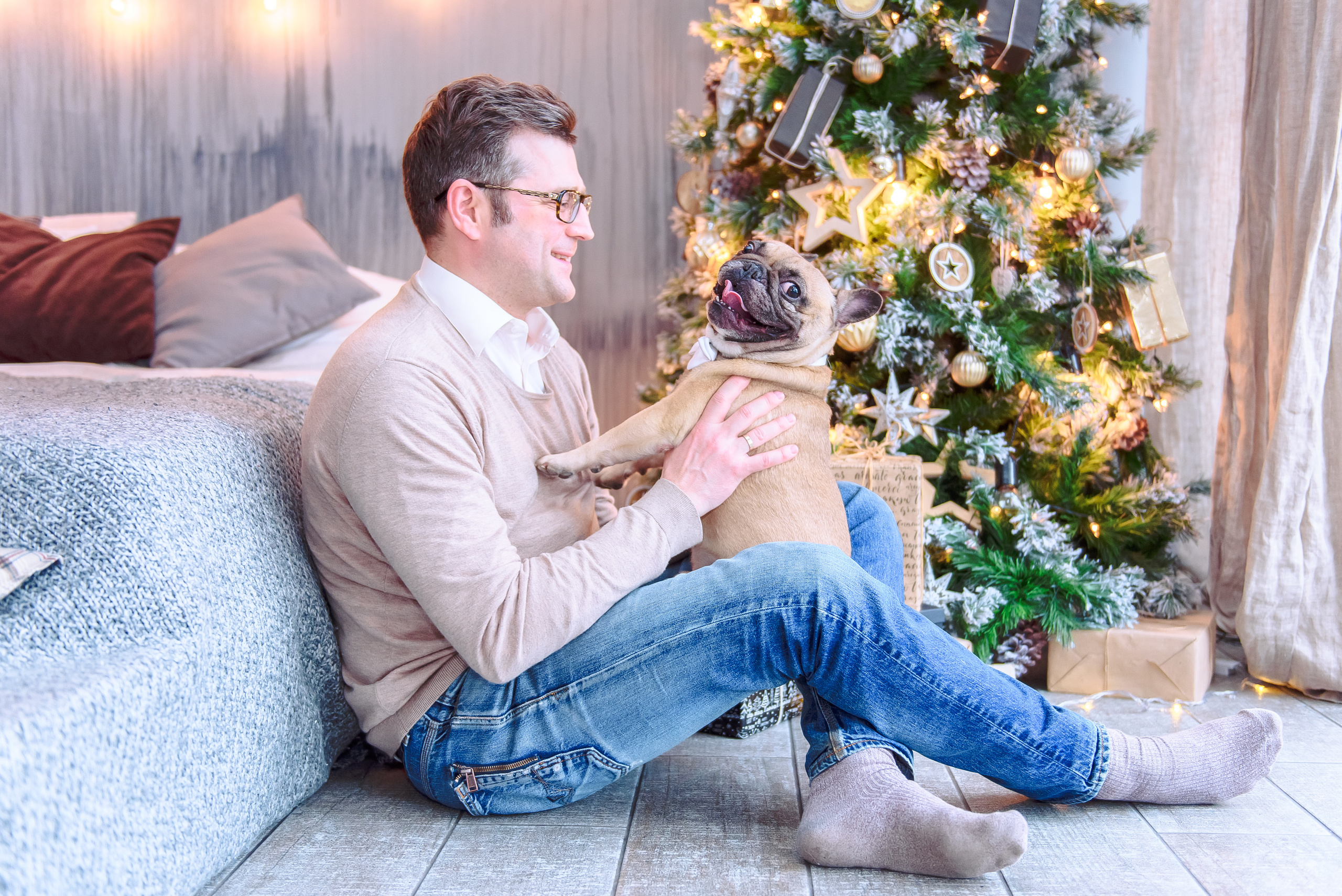 Семья Алексея и Ольги в фотостудии PROSTYLE. Свадебный и семейный фотограф в Москве Юлия Винник