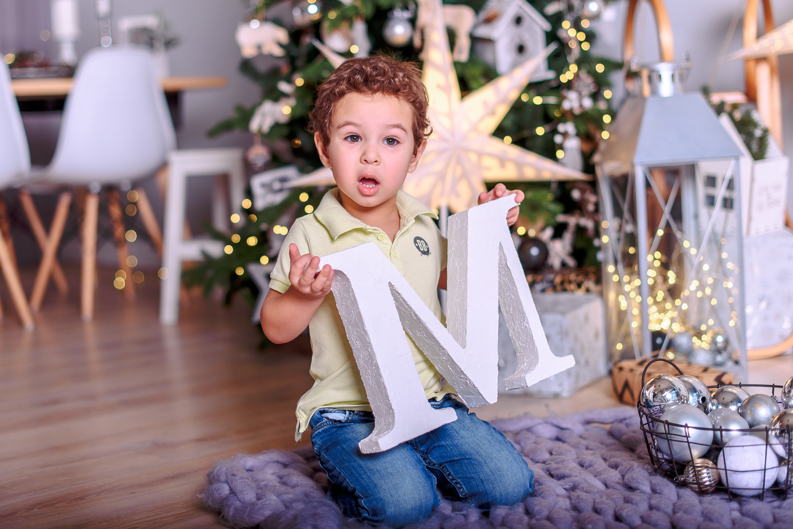 Новогодняя фотосессия в студии PROSTYLE. Свадебный и семейный фотограф в Москве Юлия Винник