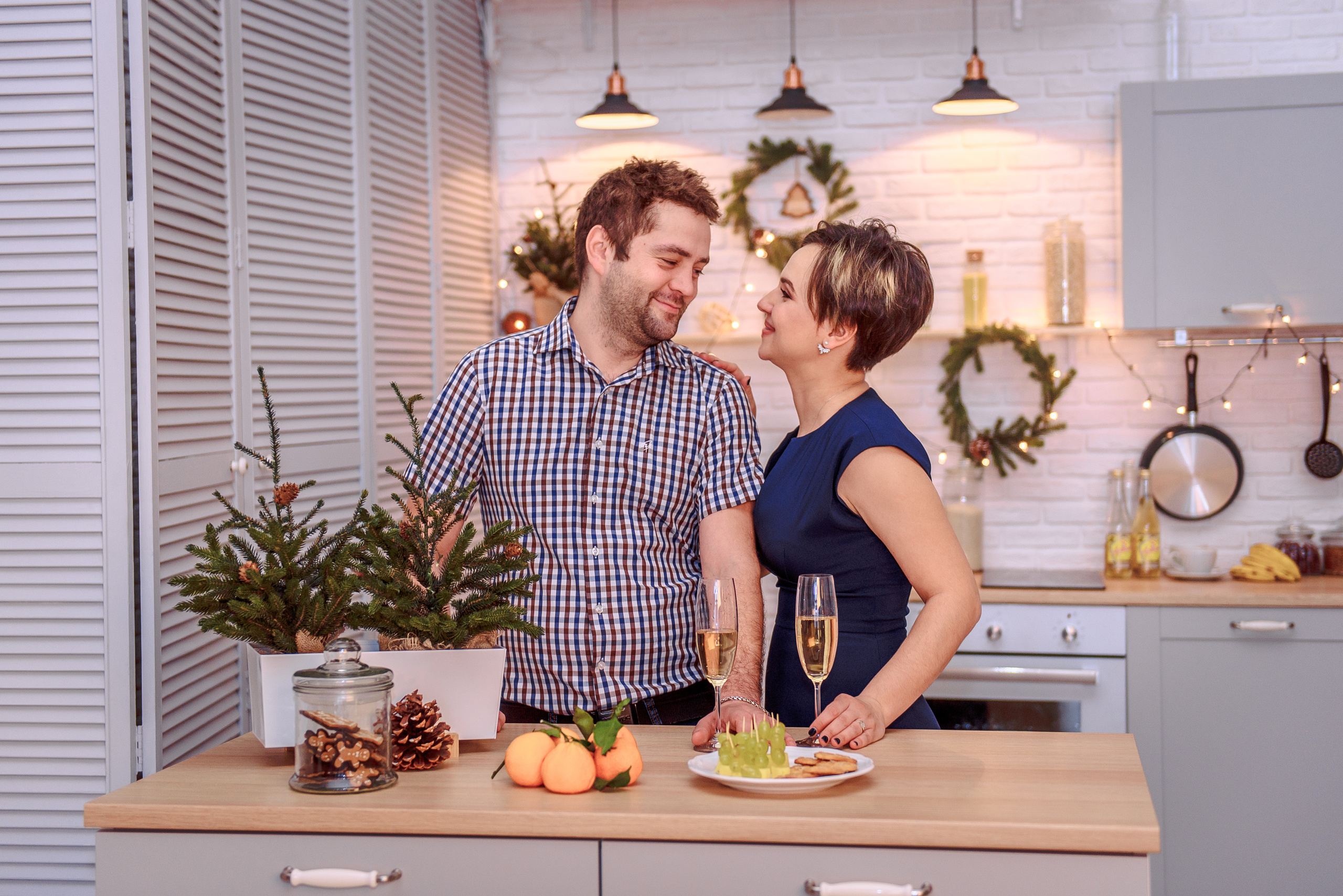 Новогодняя фотосессия в студии PROSTYLE. Свадебный и семейный фотограф в Москве Юлия Винник