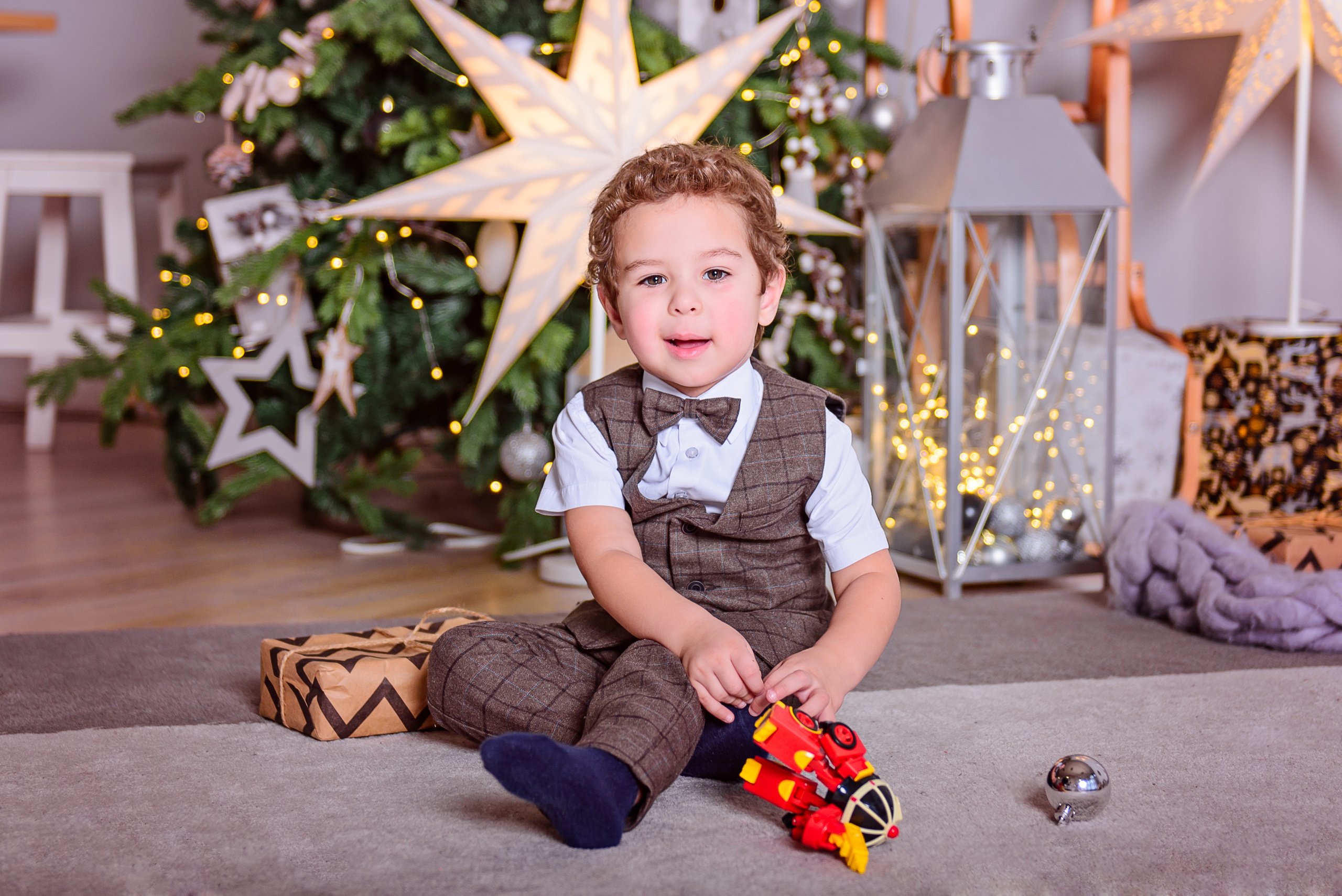 Новогодняя фотосессия в студии PROSTYLE. Свадебный и семейный фотограф в Москве Юлия Винник