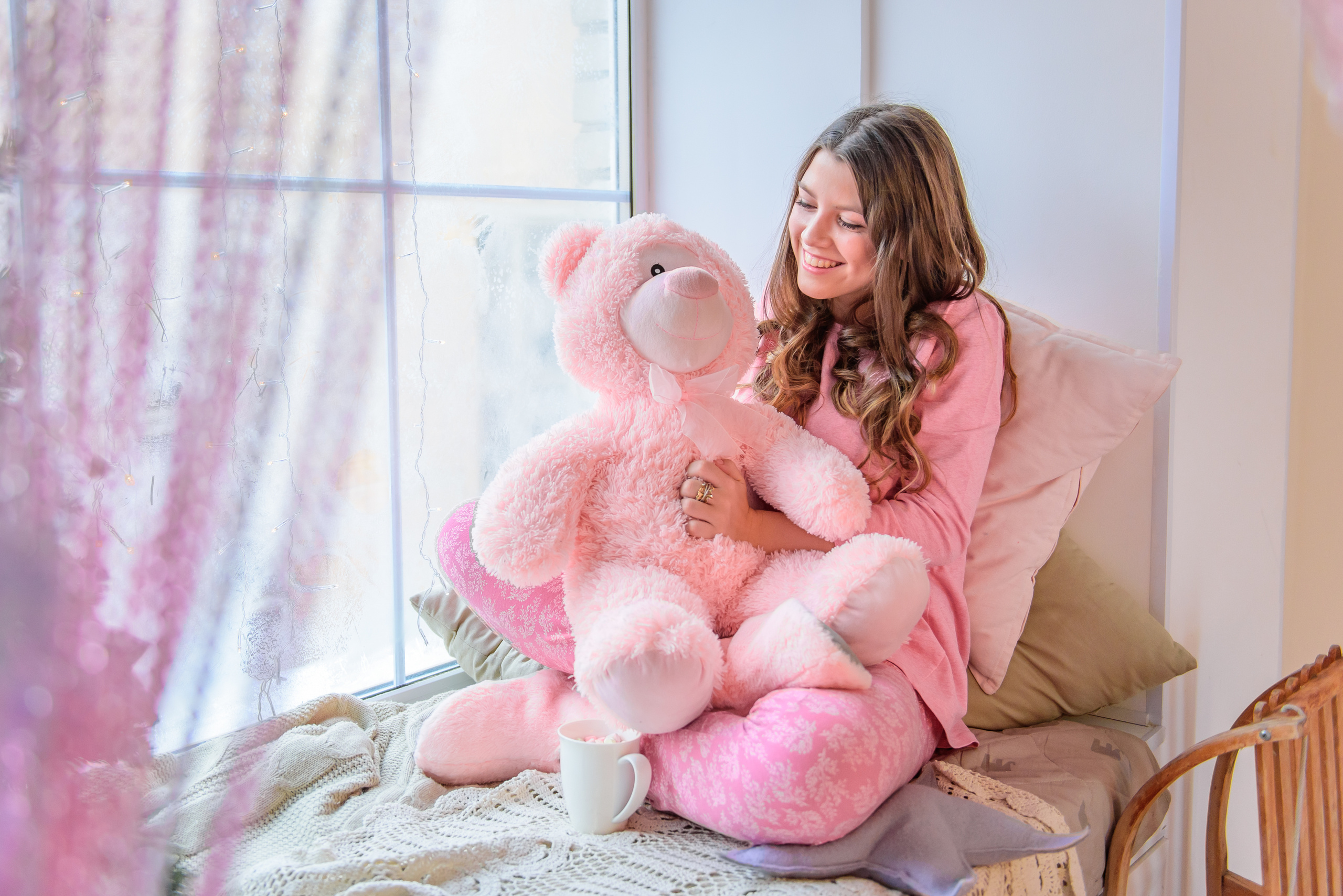 Новогодняя фотосессия для семьи Олега и Натальи в Loft18 Studio. Свадебный и семейный фотограф в Москве Юлия Винник