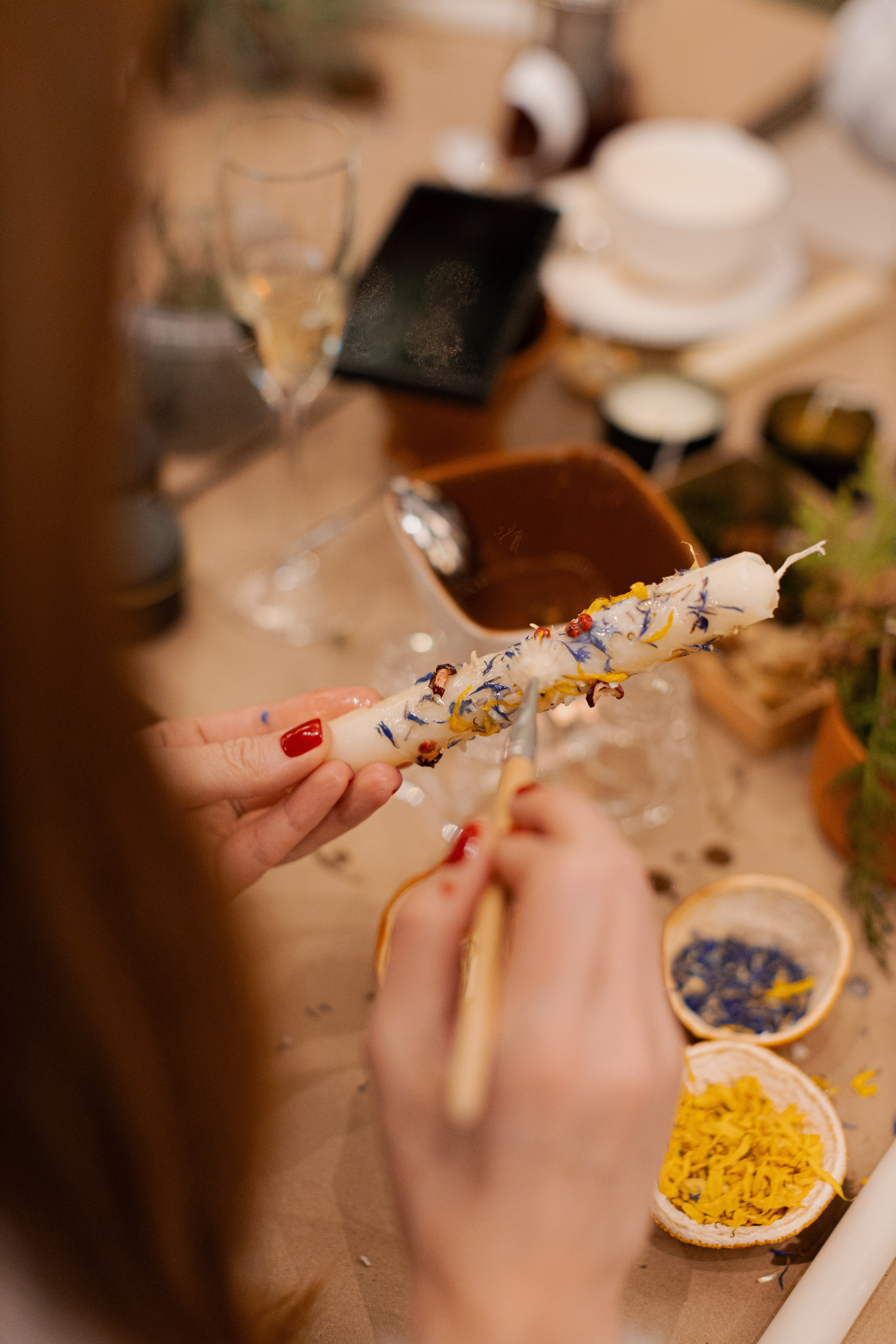 Мк свечи и венок (новогодний корпоратив). Анастасия Ракчеева Художник