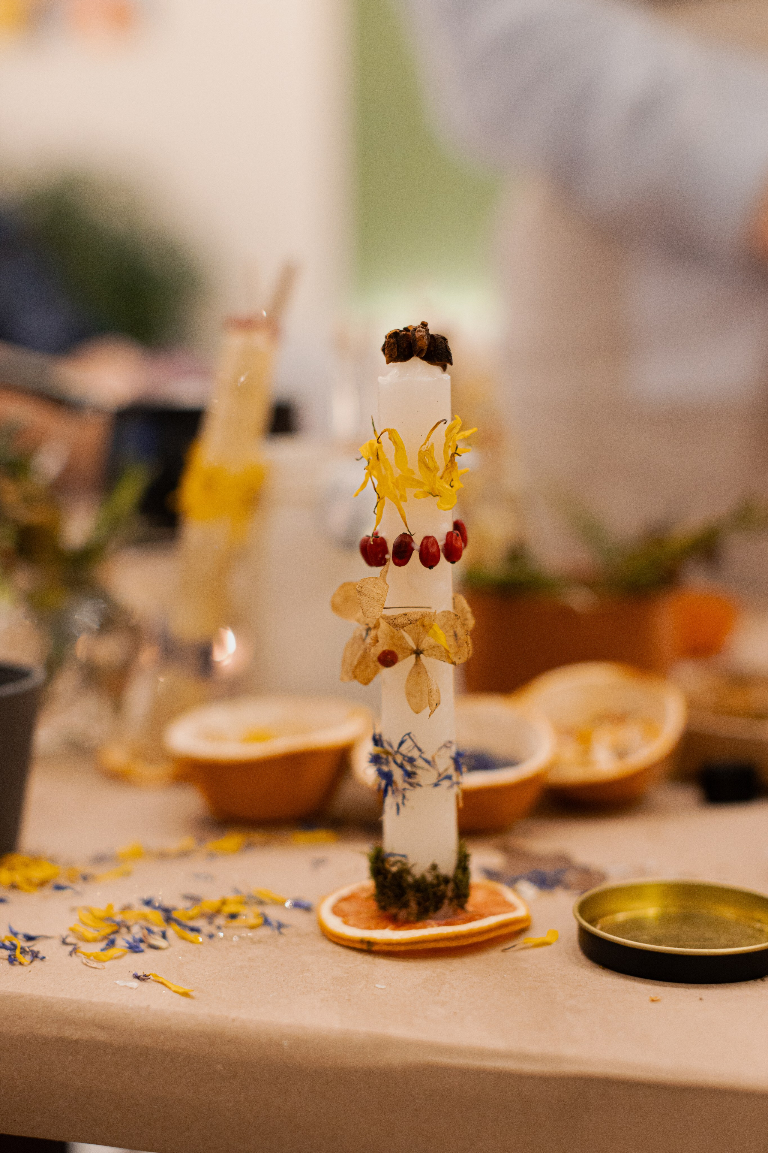 Мк свечи и венок (новогодний корпоратив). Анастасия Ракчеева Художник