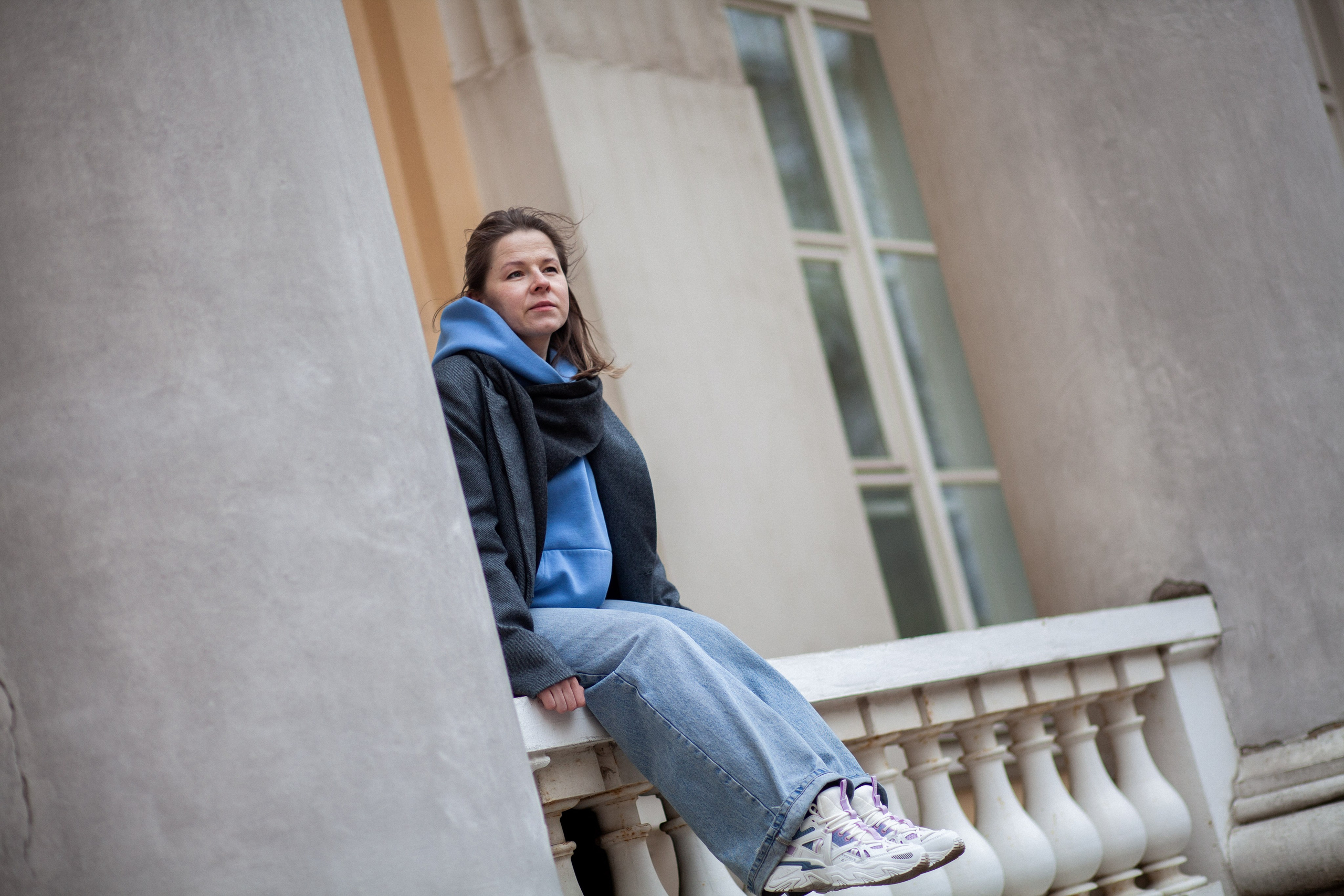 Ульяна. Ветер. Питер. Илья Михачёв Фотограф ПРО людей