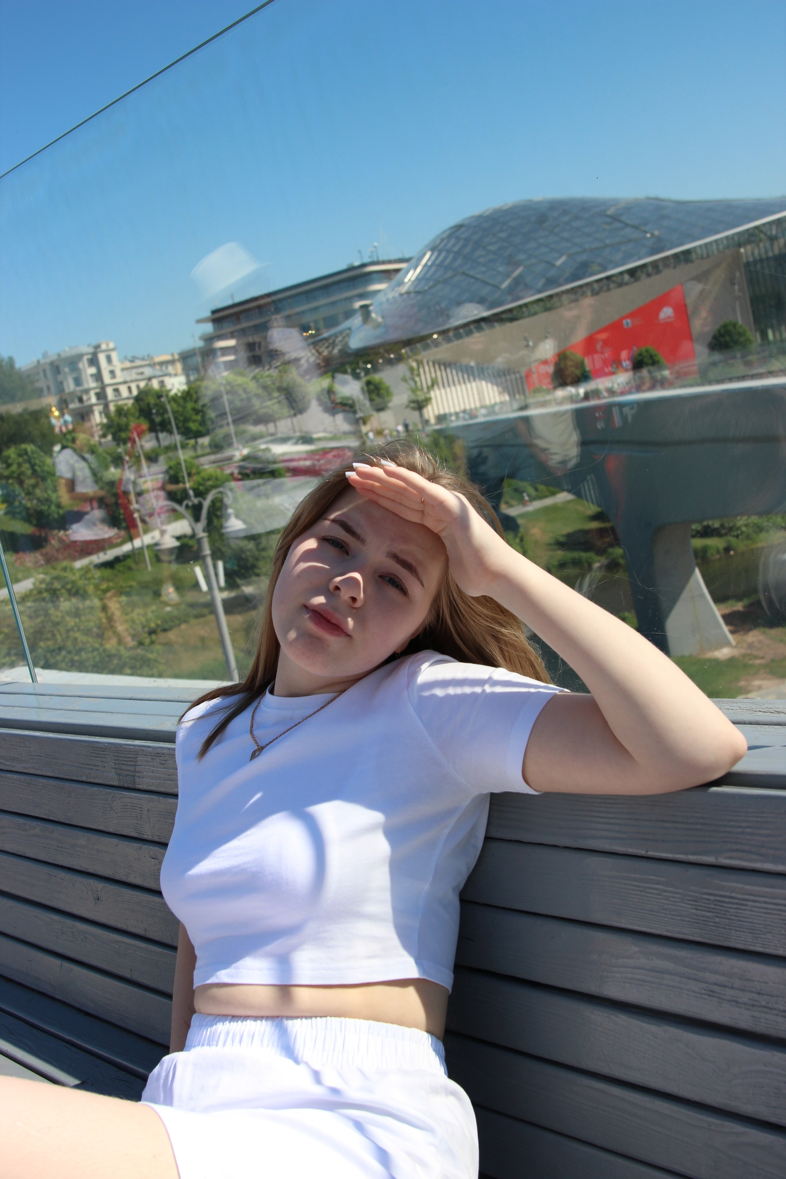 София, фотосессия в Зарядье на память о Москве. Ваш личный фотограф в Москве Мила