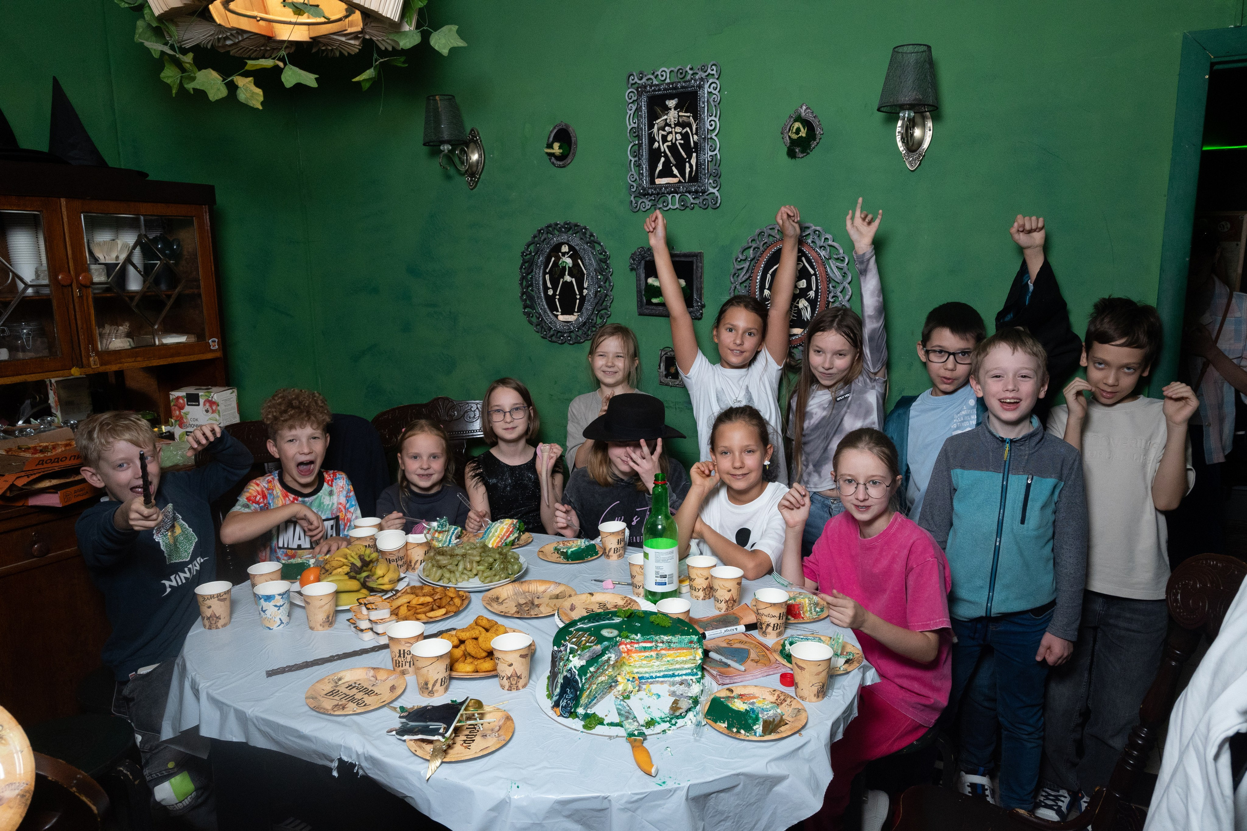 День рождения ребенка в «Подземелье Слизерин». Фотограф мероприятий в Москве