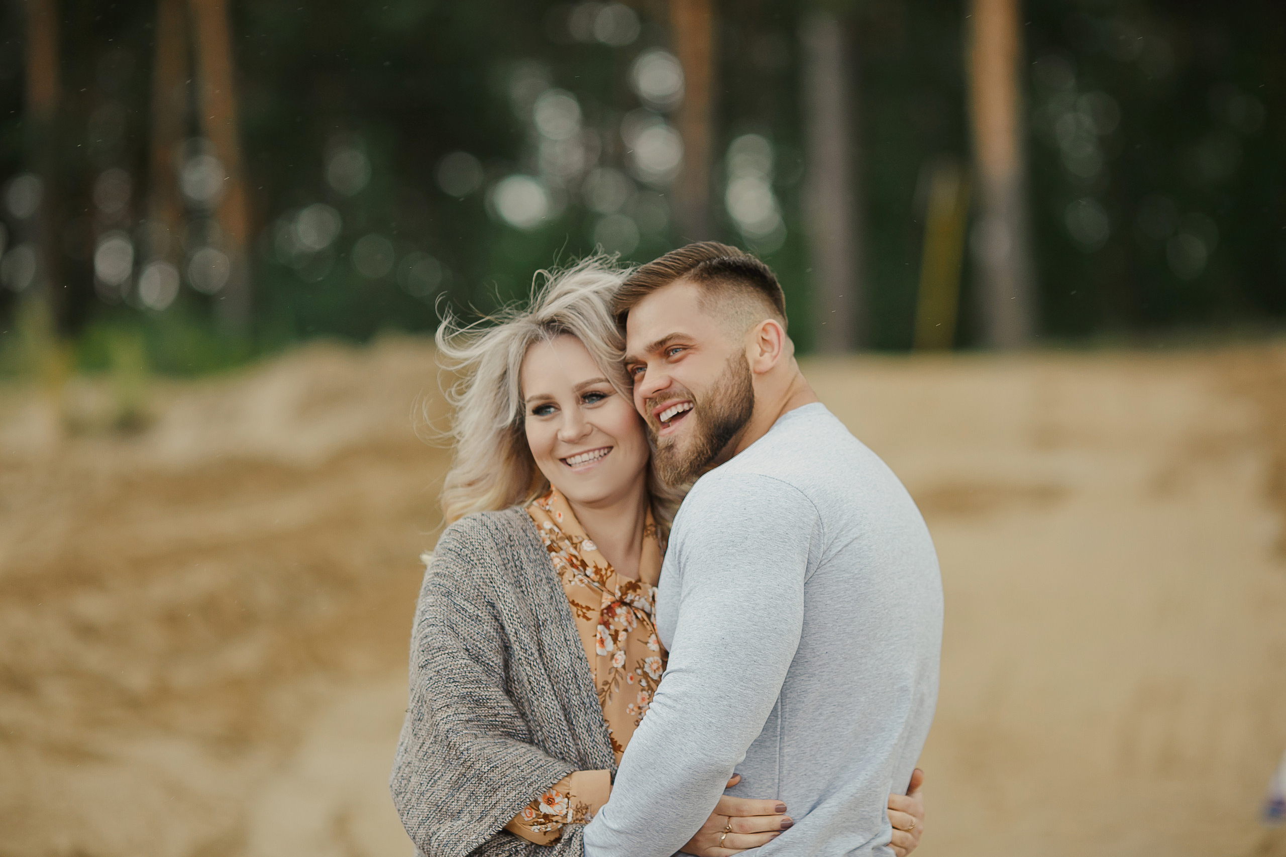 Семейная фотосессия на карьерах. Свадебный и семейный фотограф Ольга Сморжанюк