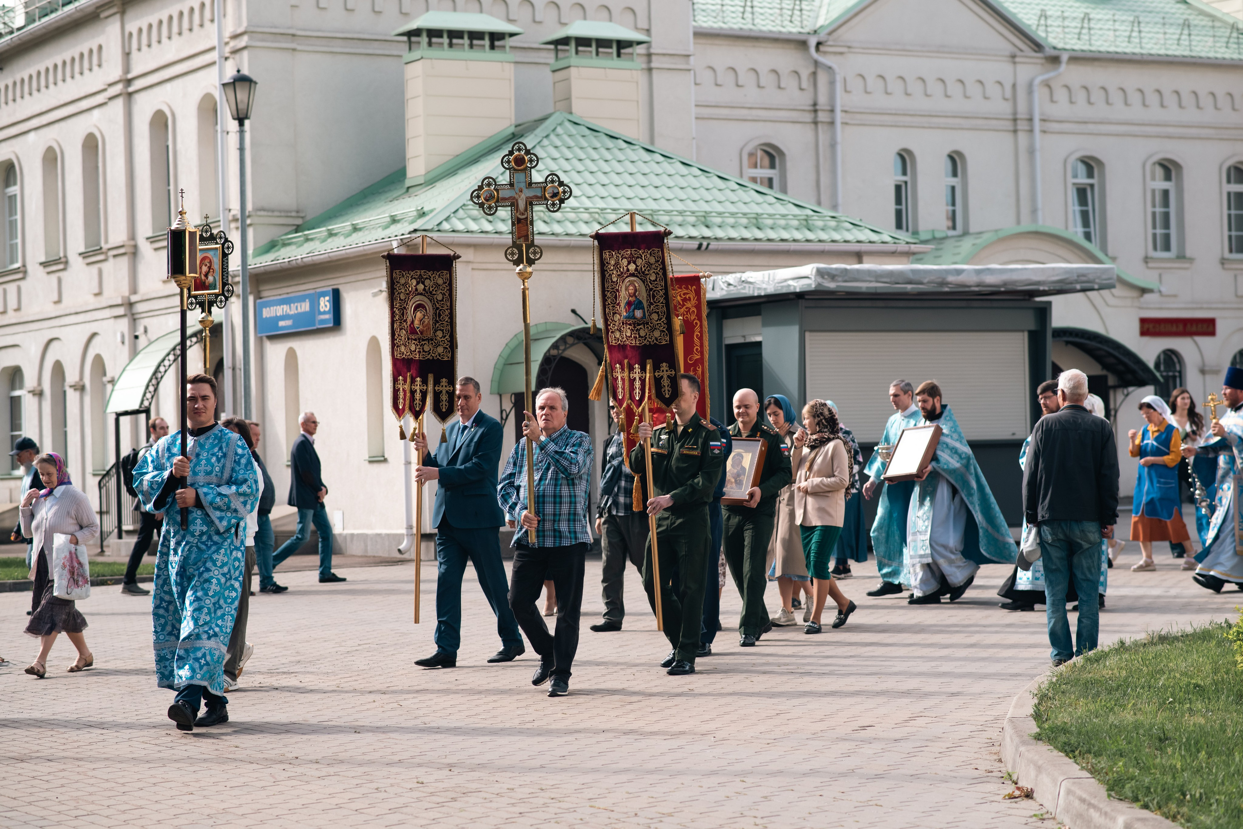 Храм Андрея Боголюбского, служба с участием войск РХБ защиты. Фотограф, визажист. Москва