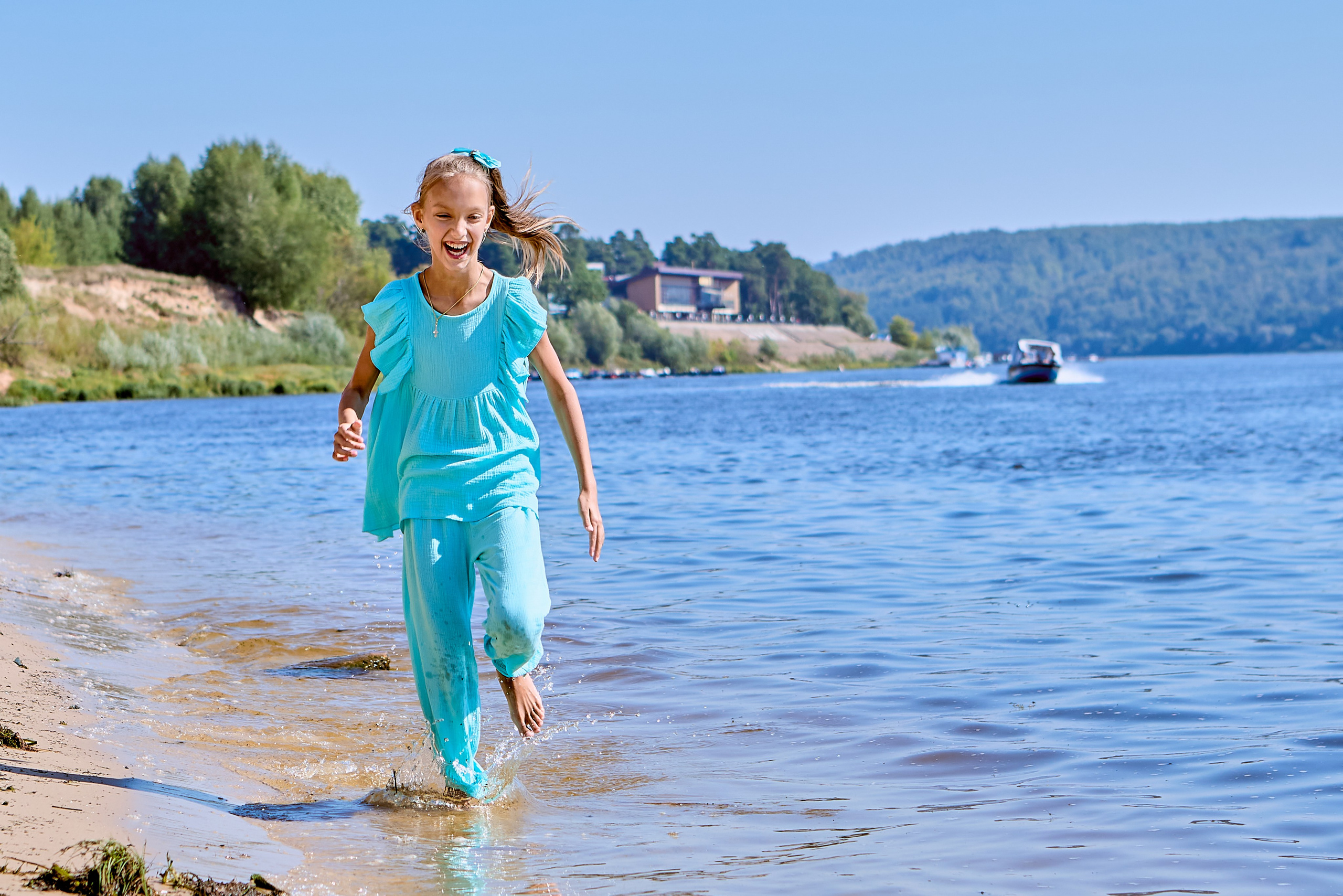 Прогулка у реки Семейная фотосессия Дзержинск фотограф Николай Голованов