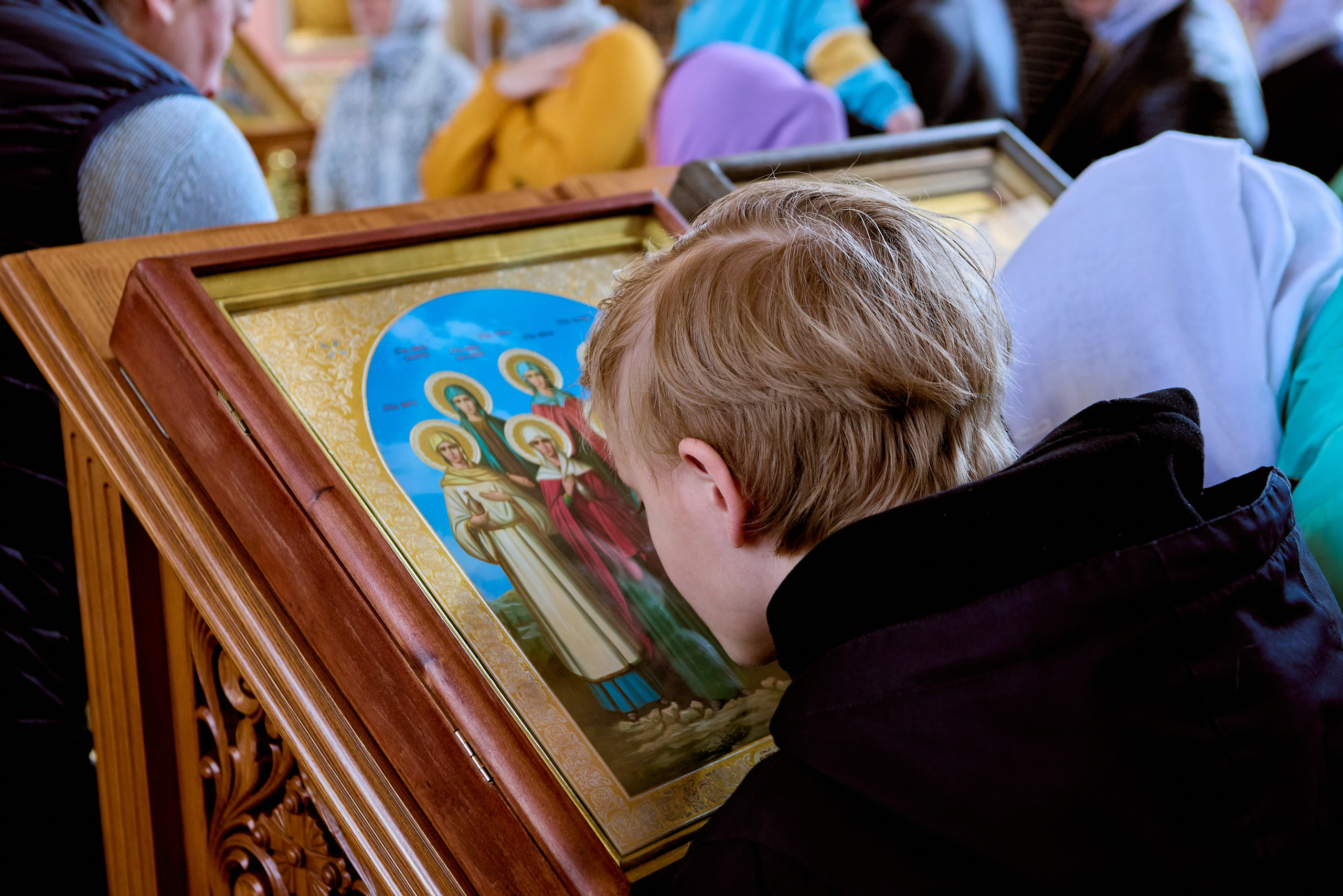 Фотографии Литургии в Праздник Святых Жен Мироносиц