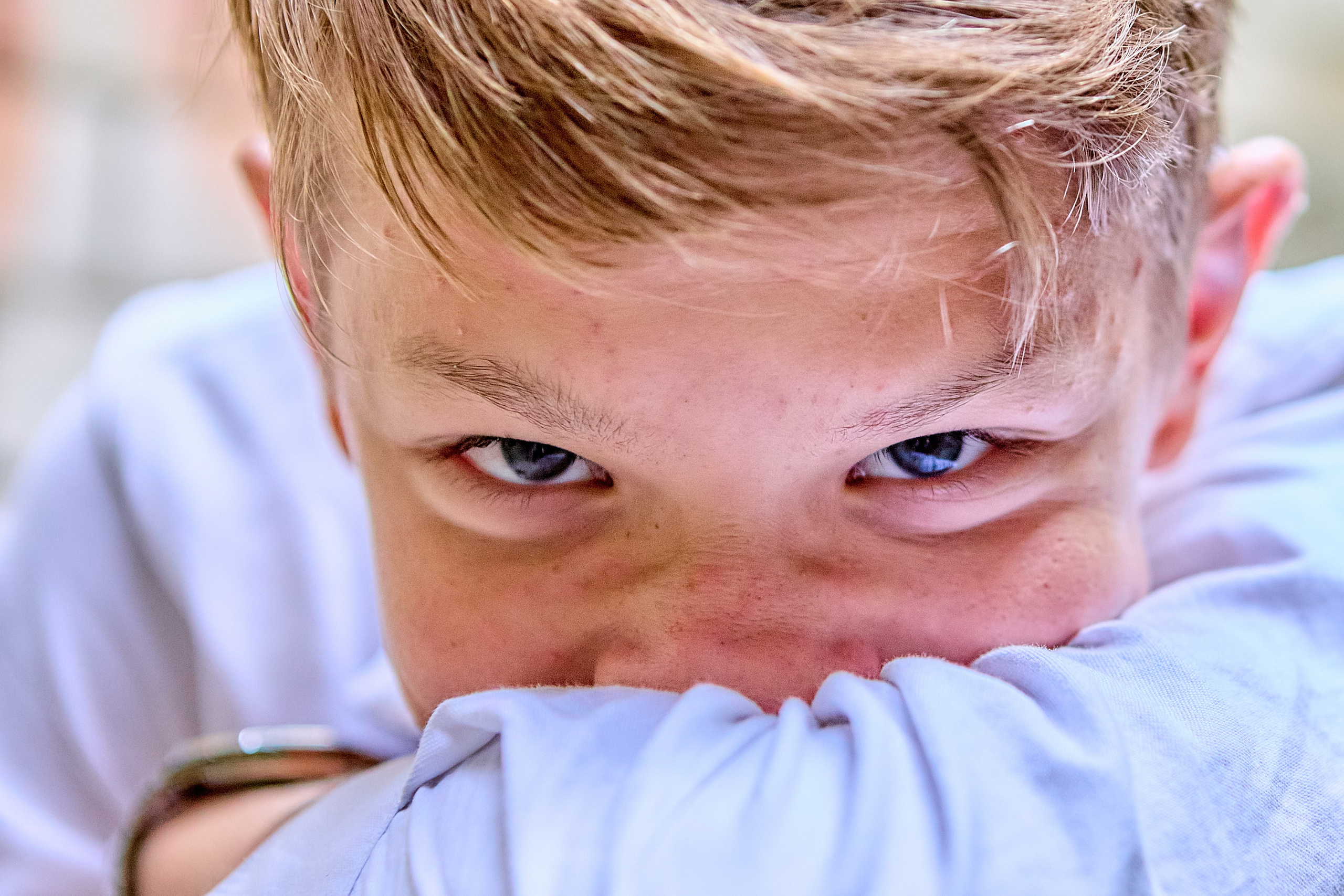 Портрет в заброшенном здании