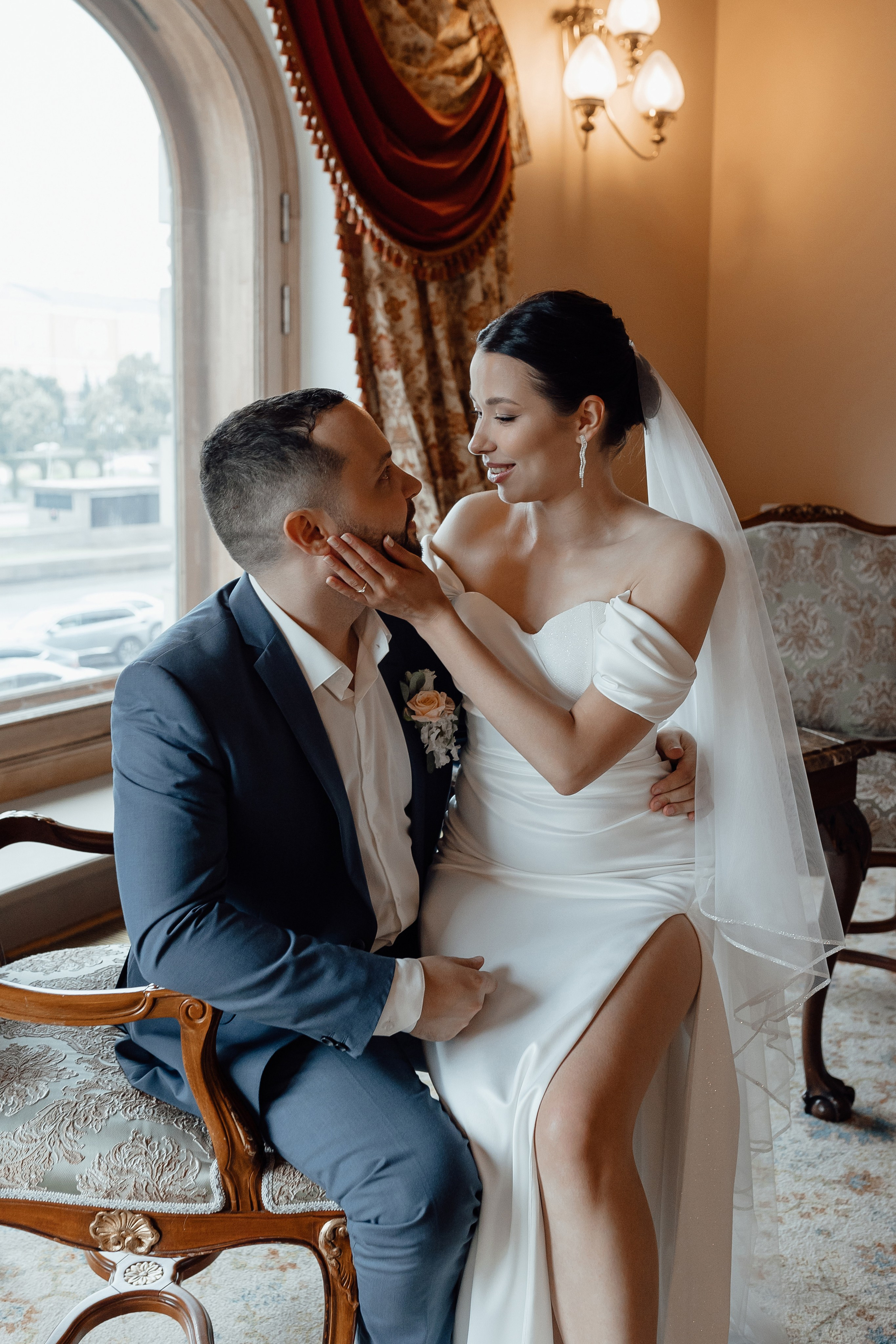 свадебная фотосессия в гостинице Националь в Москве