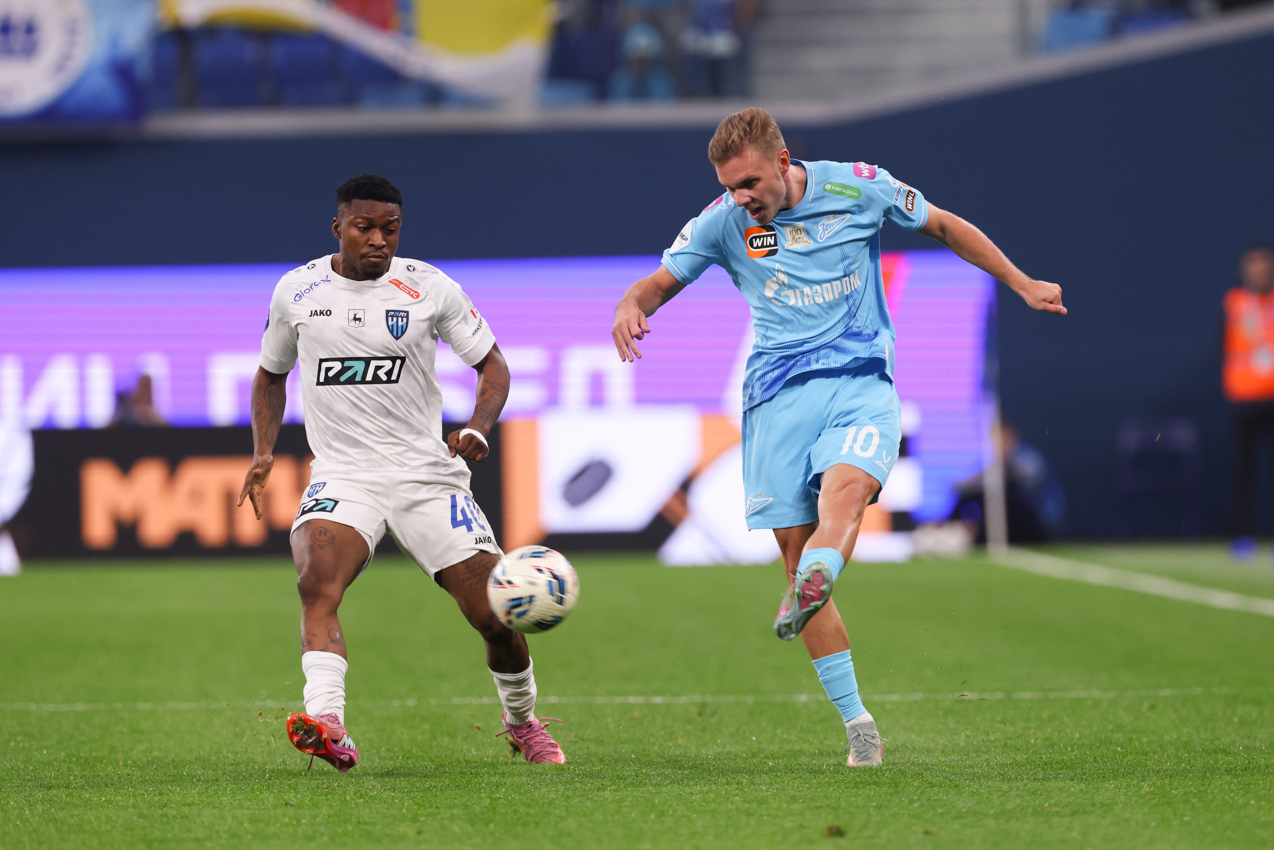 ФК «Зенит» — ФК «Пари НН» 30.08.2025. Спортивный и репортажный фотограф Антон Тереханов