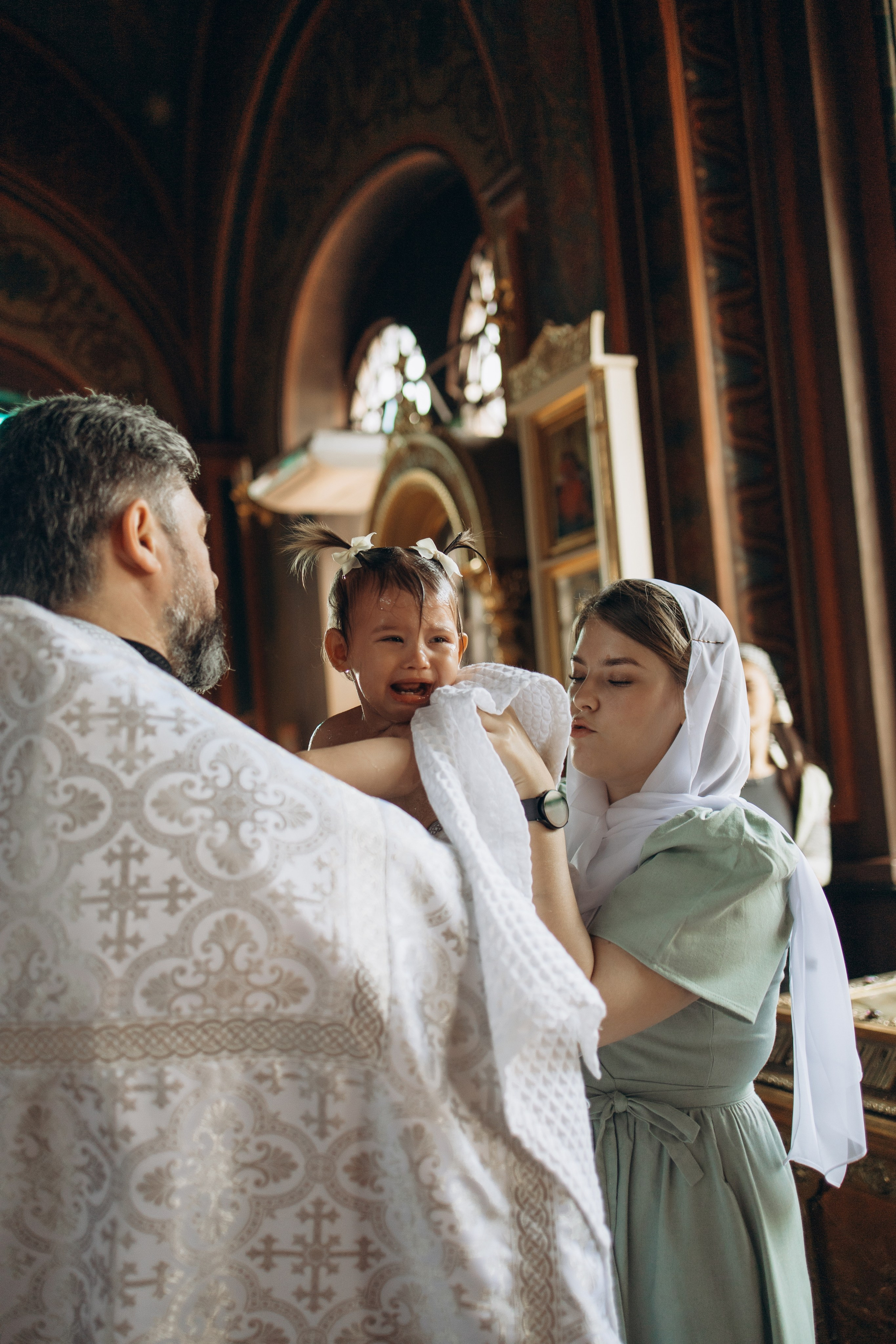 Крещение Стефании. Самый теплый фотограф в Краснодаре Рябоконь Ксения