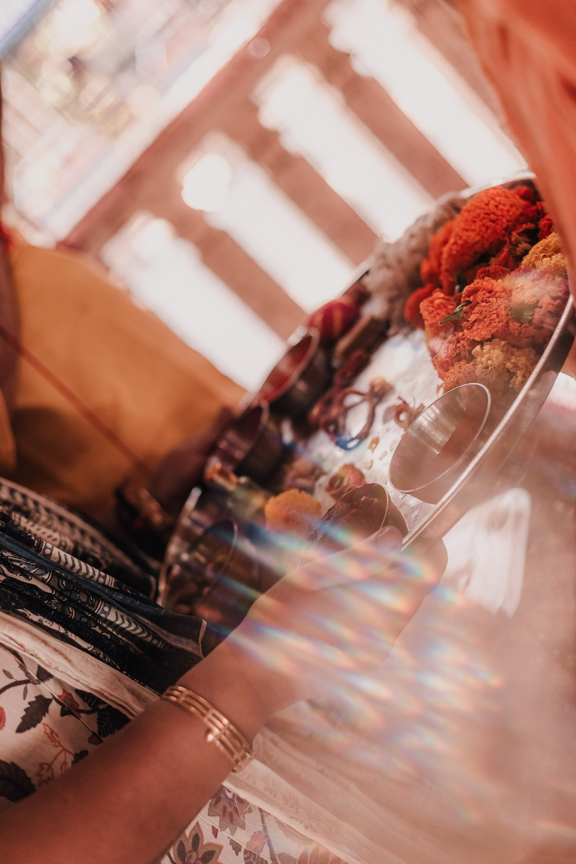 Lakshmi pooja in India. Mariam Bagdasaryan