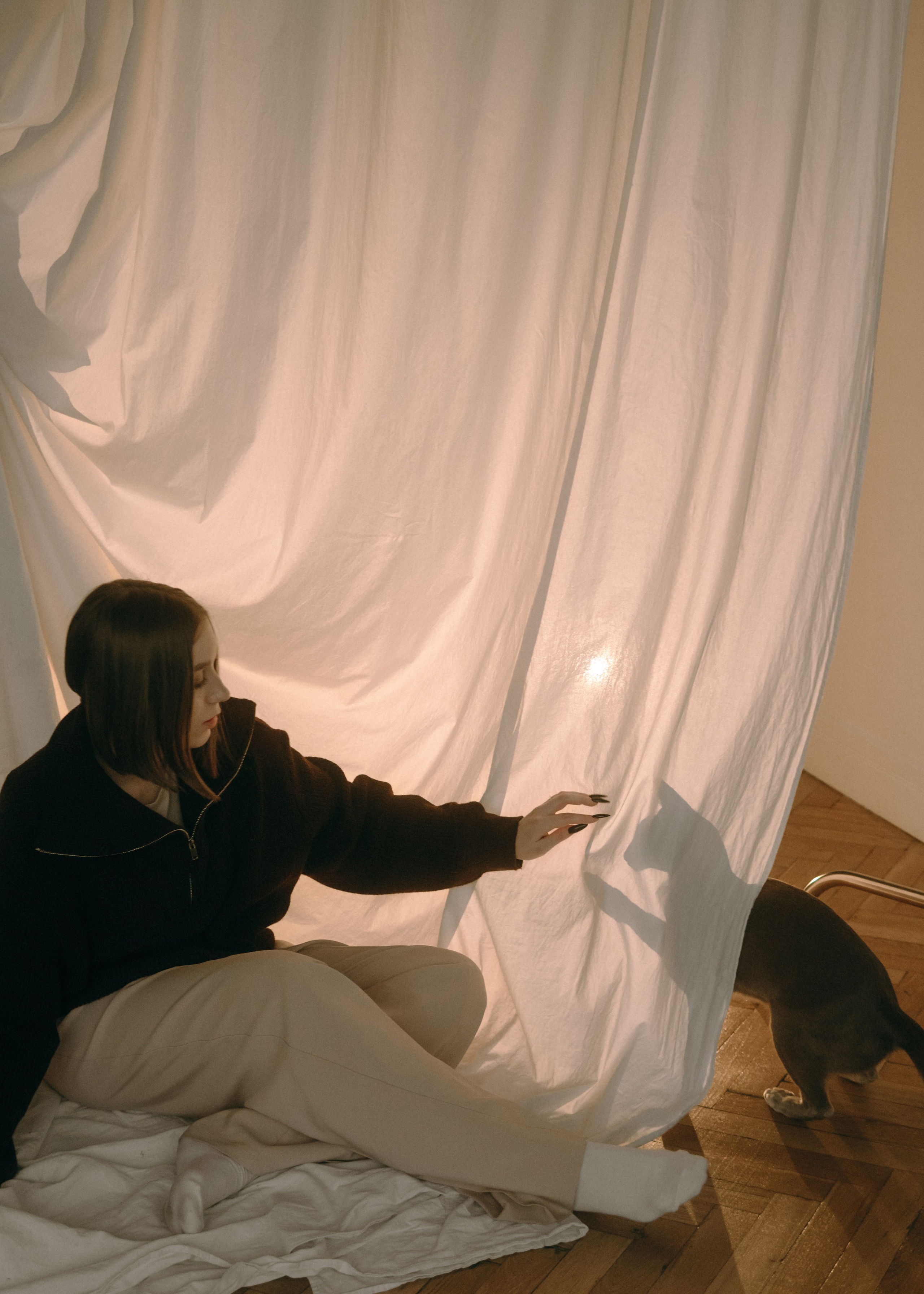 Амина, Булат и Орион. Фотограф-анималист Ксения Воробьева, Москва