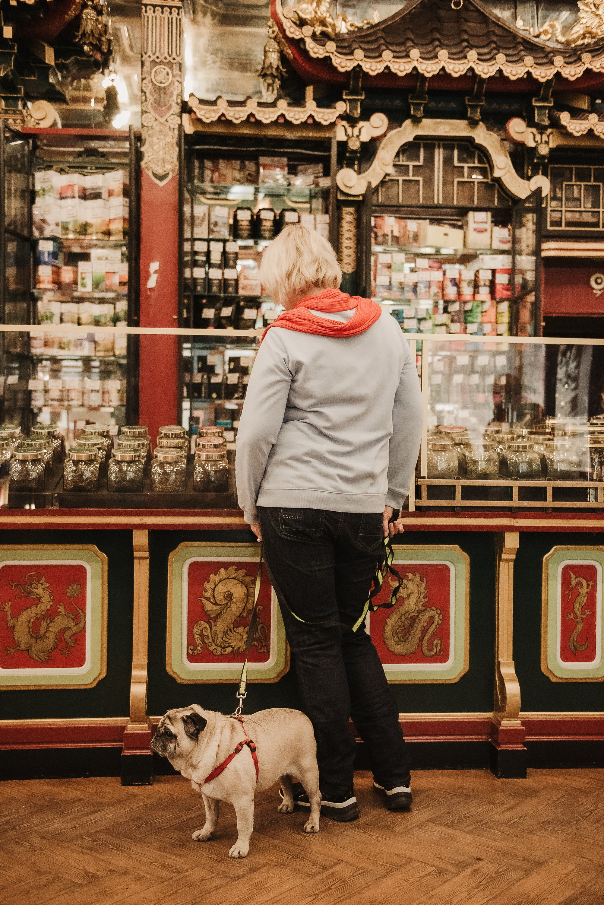 Ольга и Потапум. Прогулка к чайному дому. Семейный Фотограф в Москве Ирина Хохлова