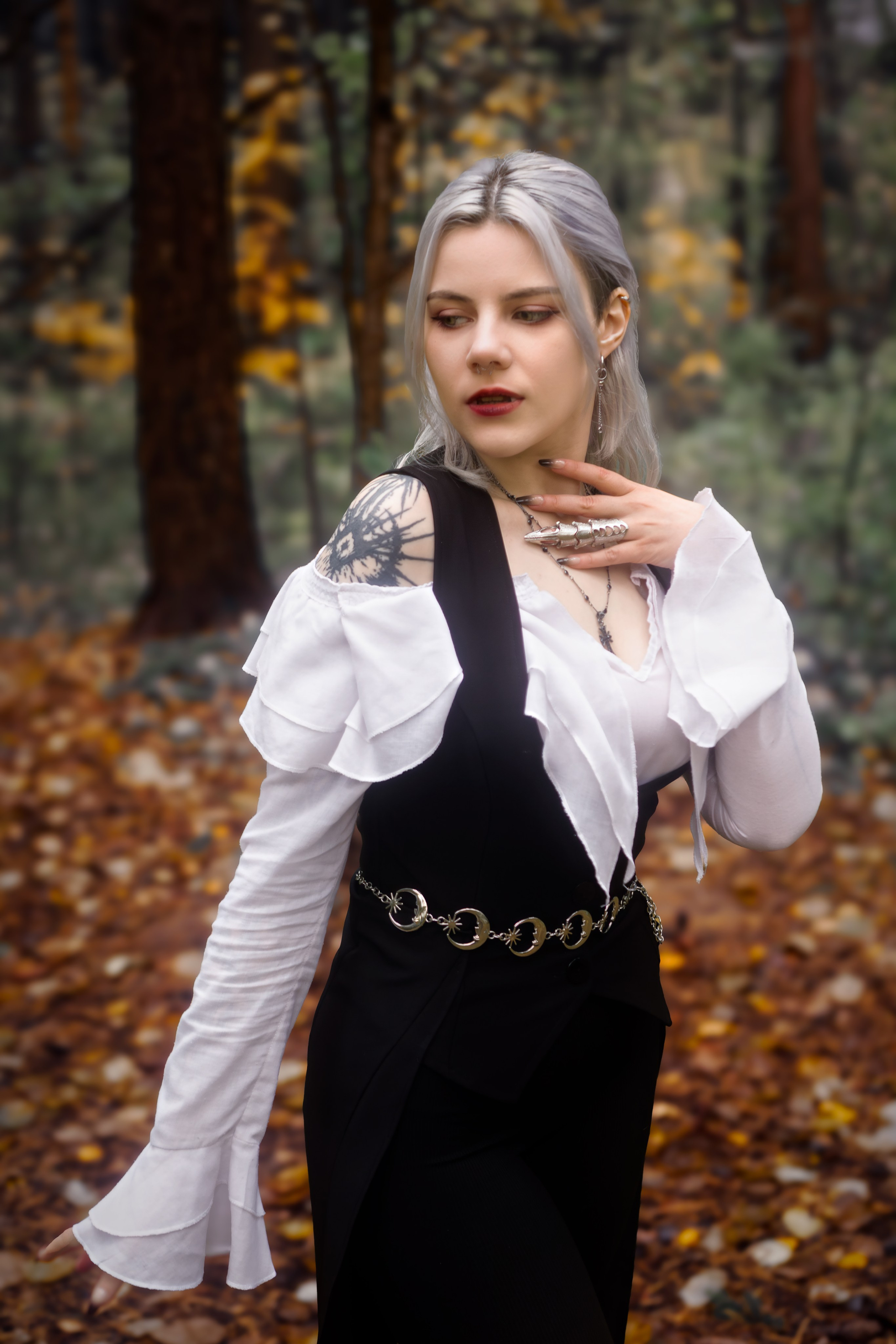 Фотосессия Вампиры в лесу