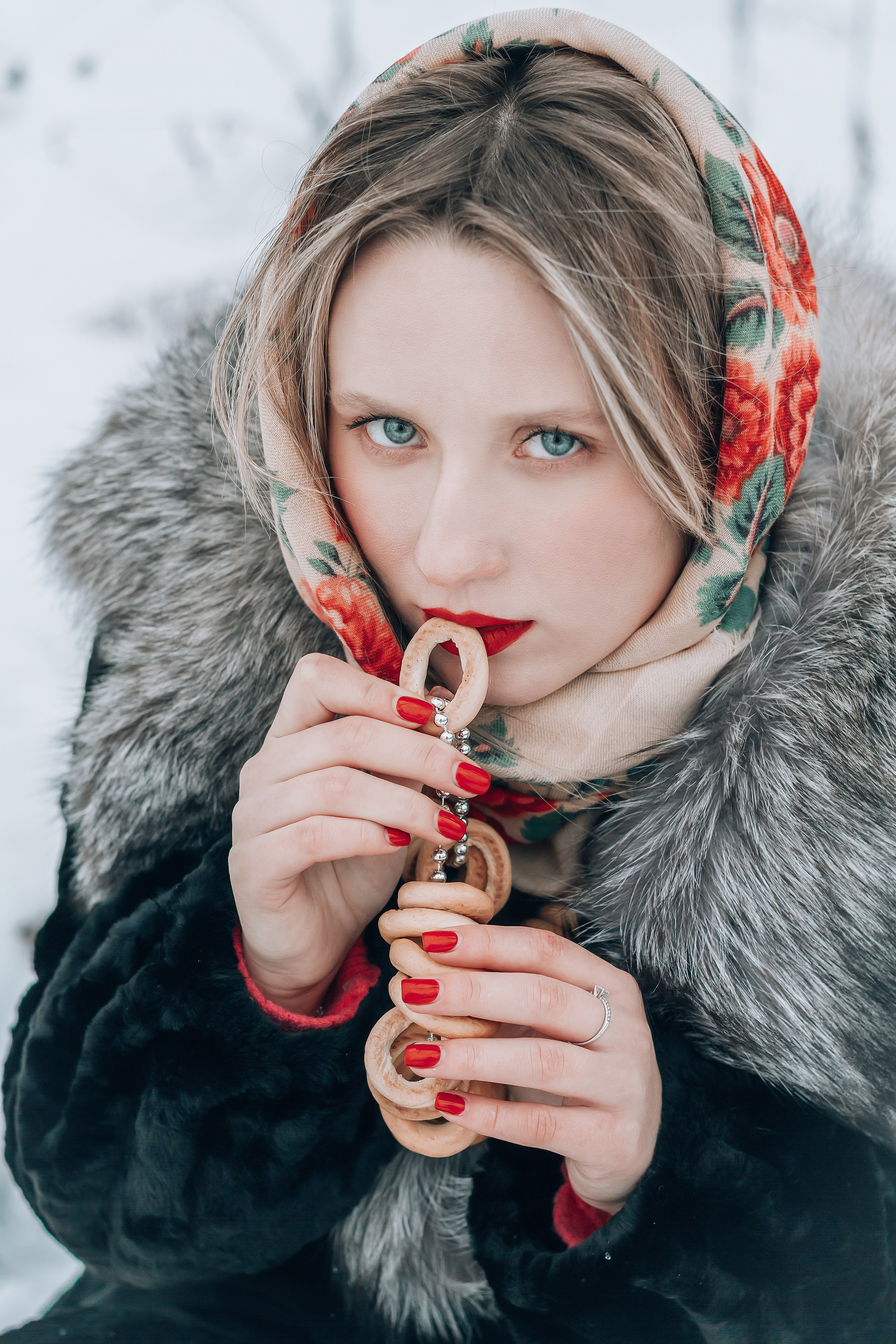 Зима. Фотограф в Новокузнецке