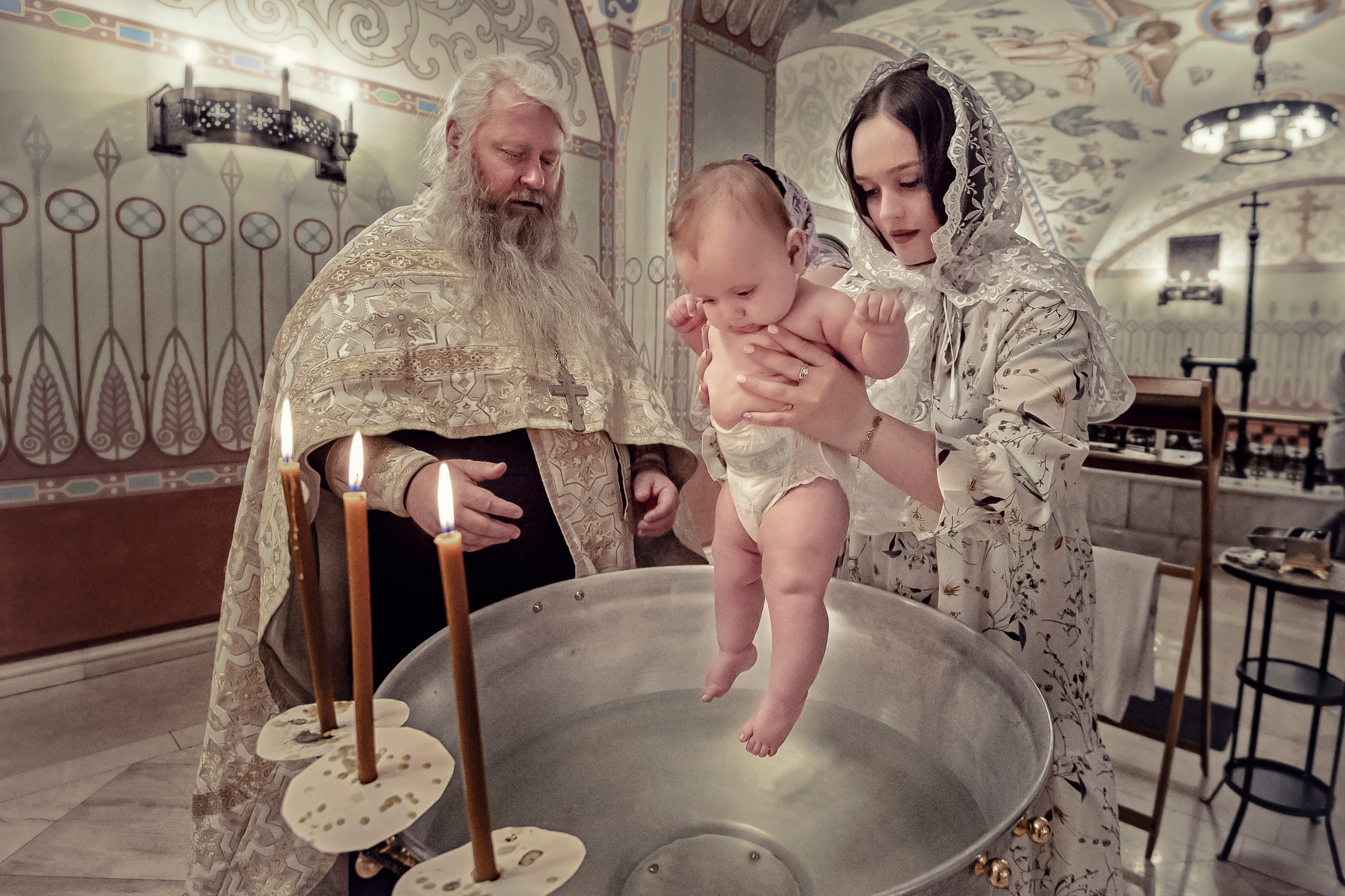 Крещение малышки. Свадебный фотограф Наталья Немцева в Санкт-Петербурге