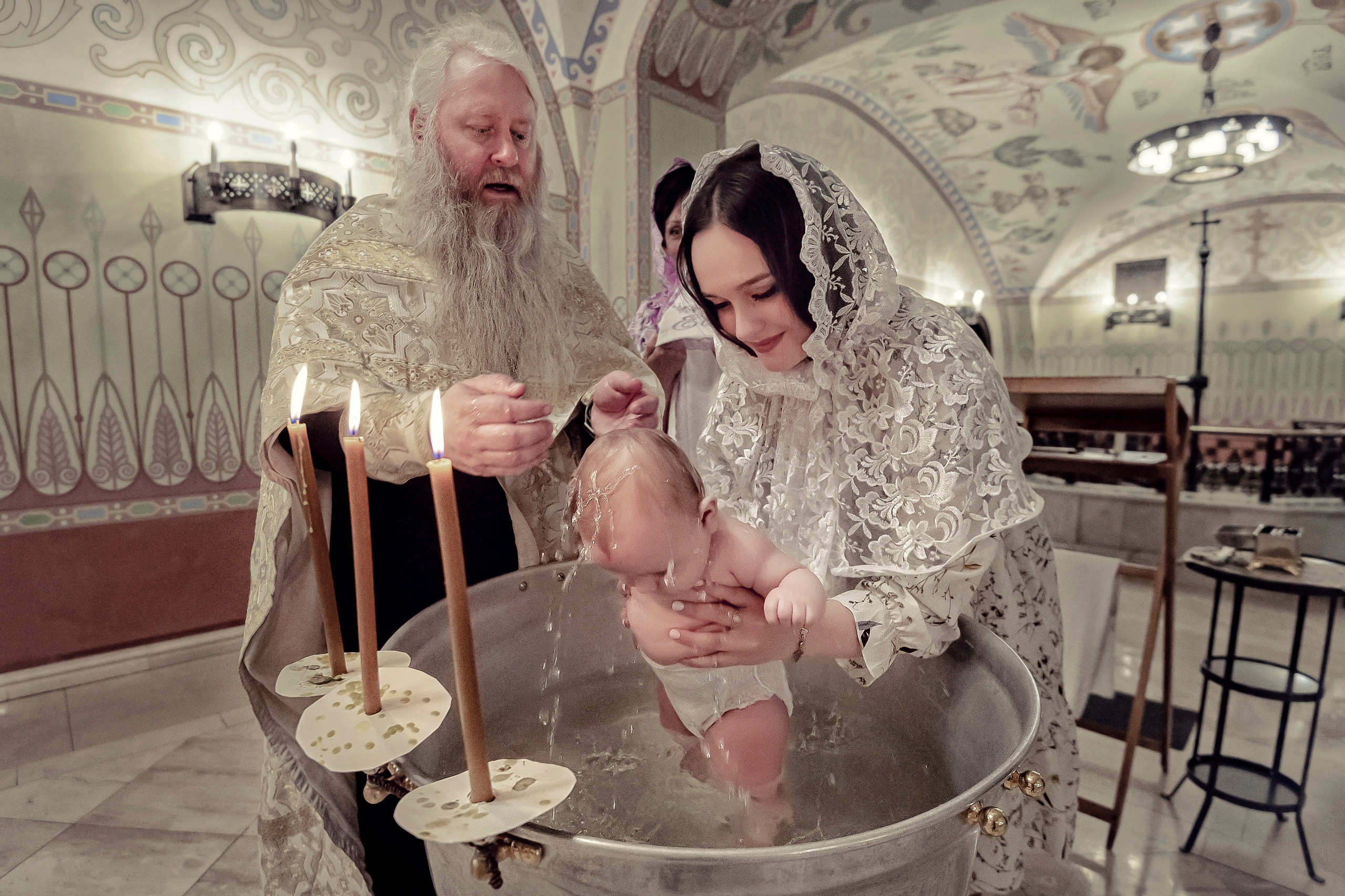 Крещение малышки. Свадебный фотограф Наталья Немцева в Санкт-Петербурге