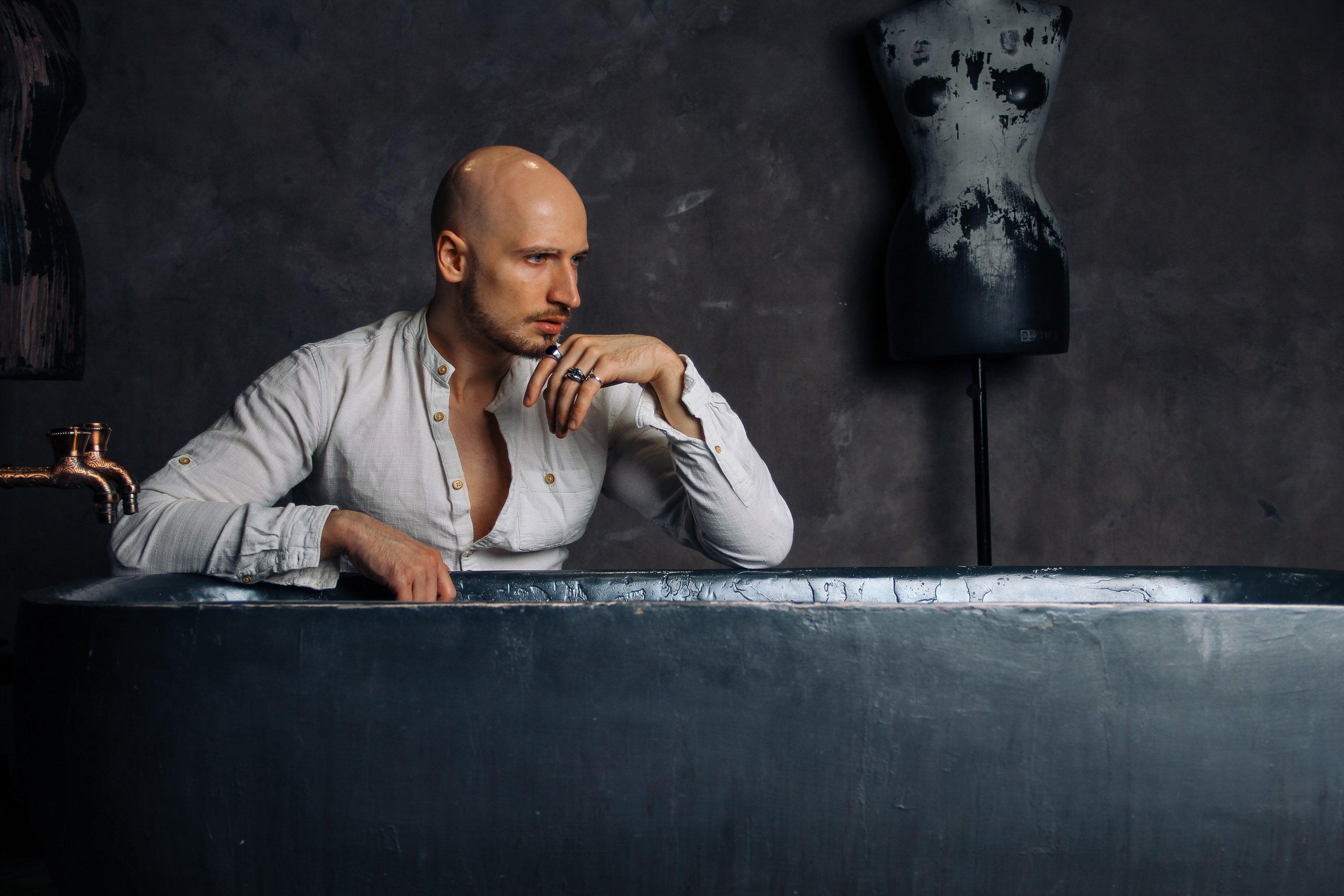 Студийный мужской портрет. Главная