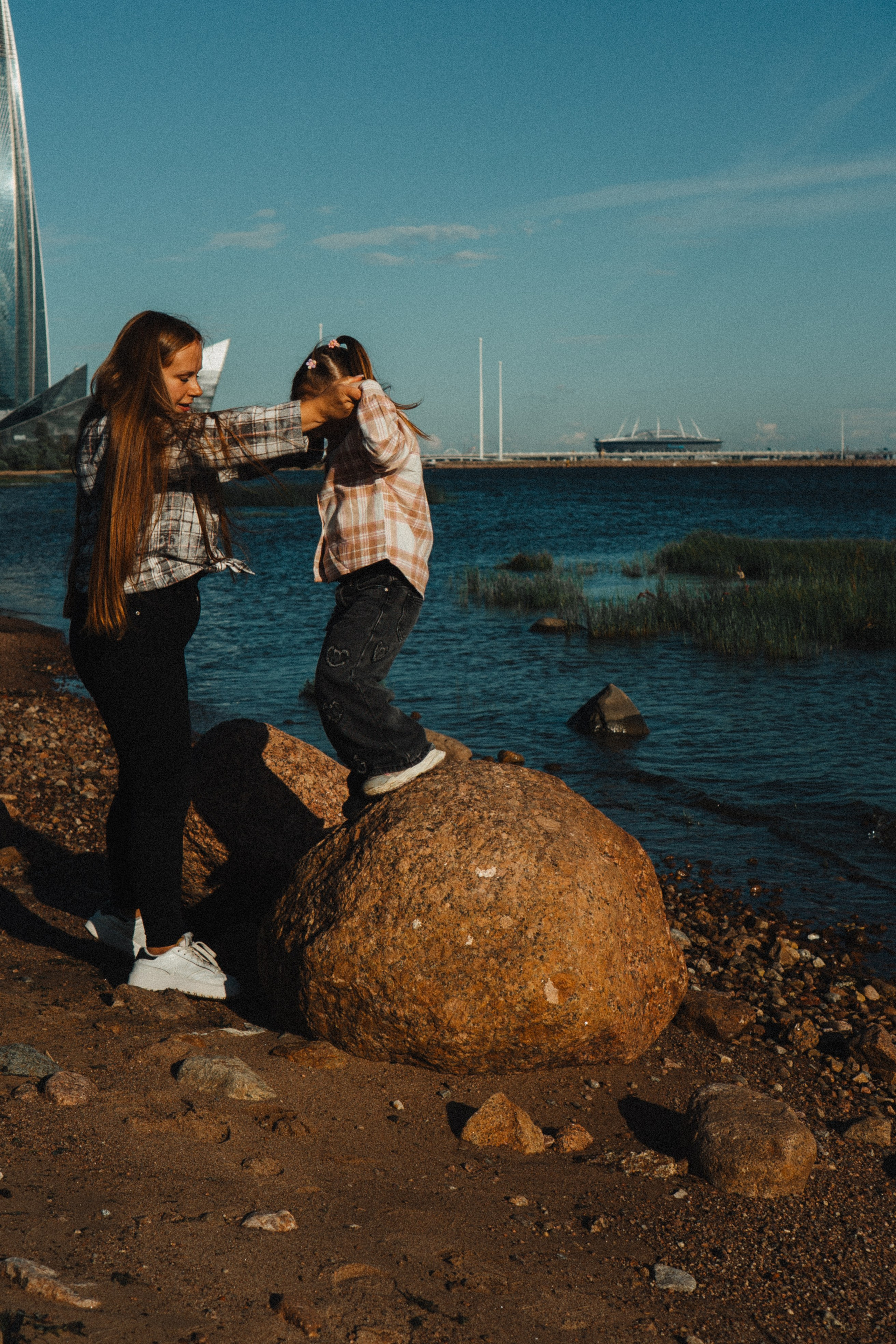 МАМА И ДОЧКА НА ФИНСКОМ ЗАЛИВЕ. Профессиональный фотограф, Санкт-Петербург — Виктория Богомолова