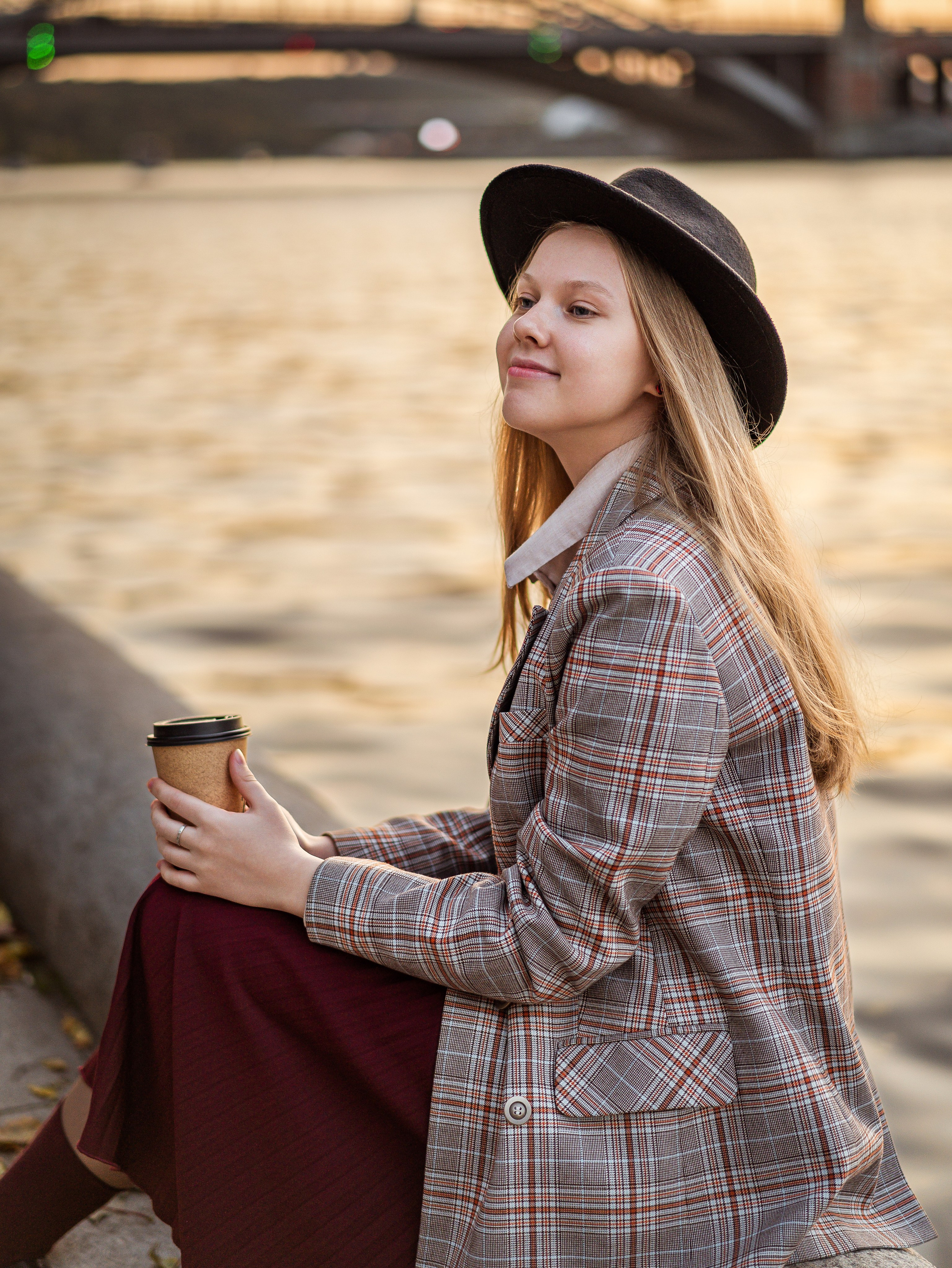 Елена — фотосессия в осеннем стиле. Фотограф Москва
