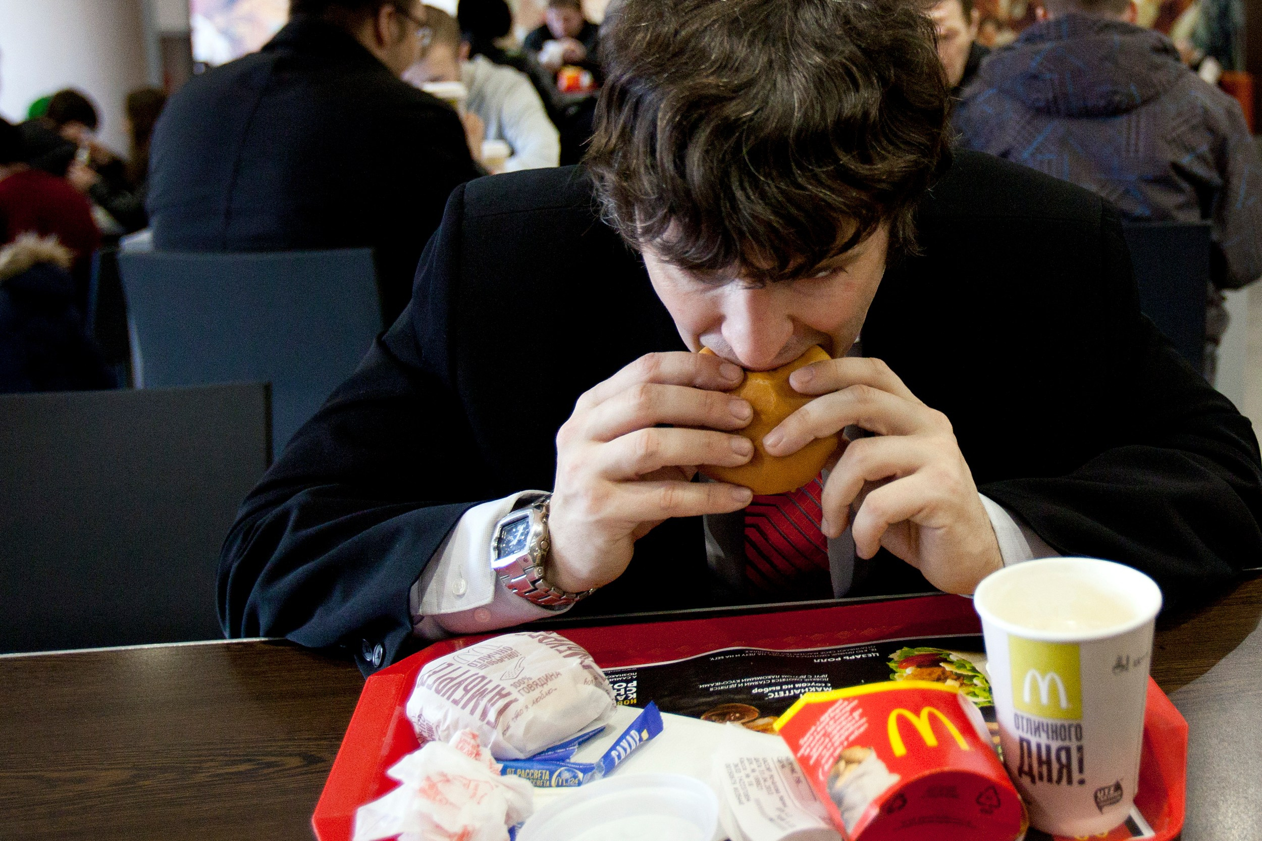 McDonalds. Pavel Golovkin