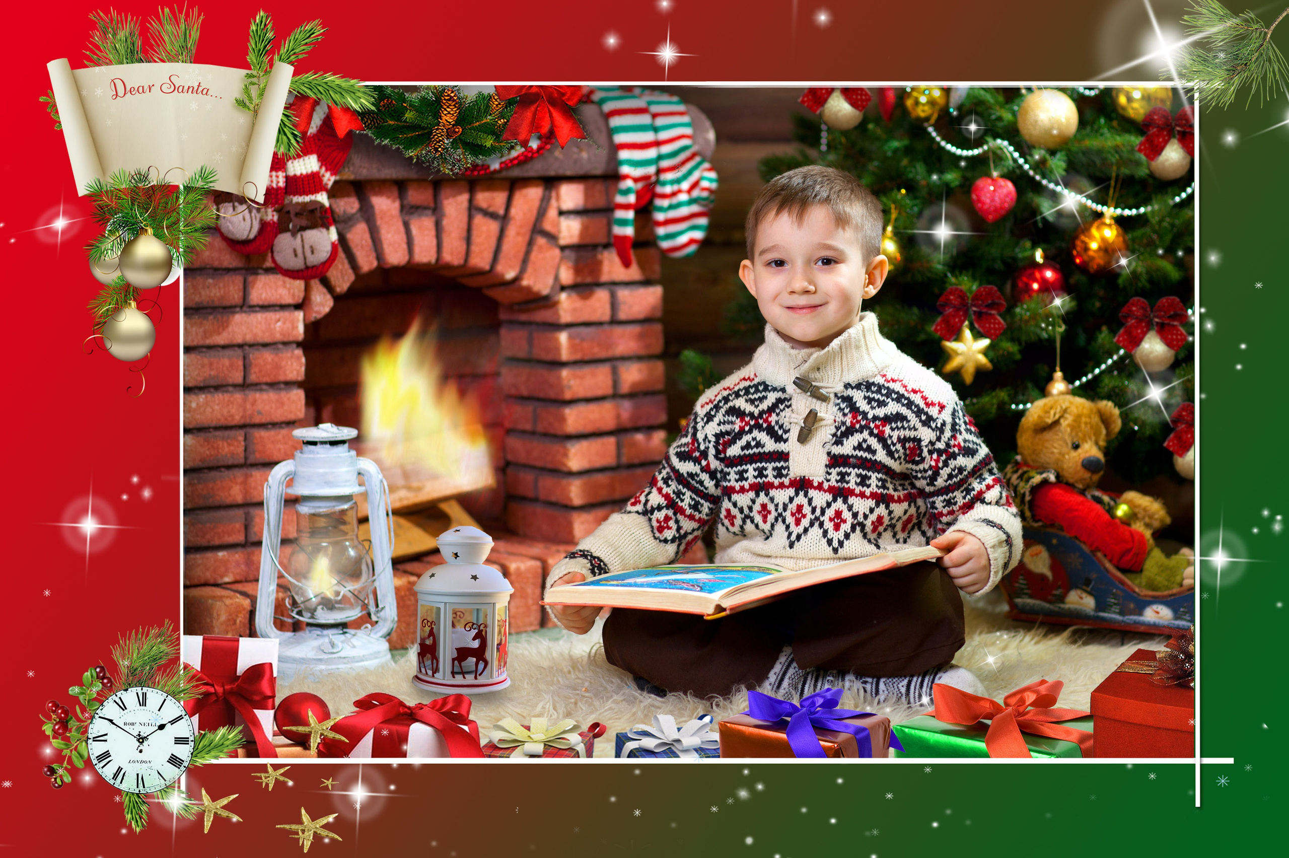 Камин. Art photographer Nino