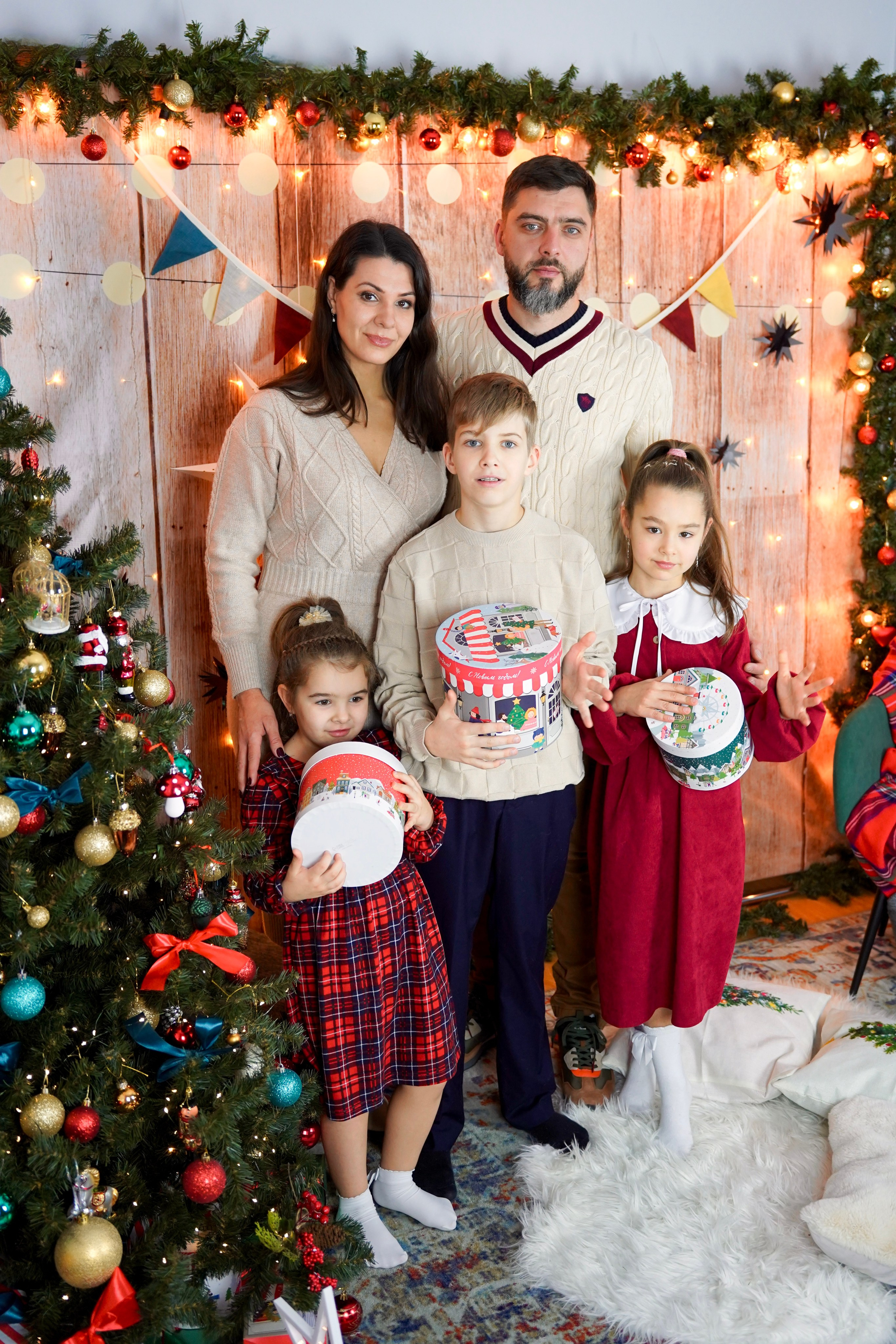 Новогодний фотопроект #2. Семейный и детский фотограф Александра Гвоздикова