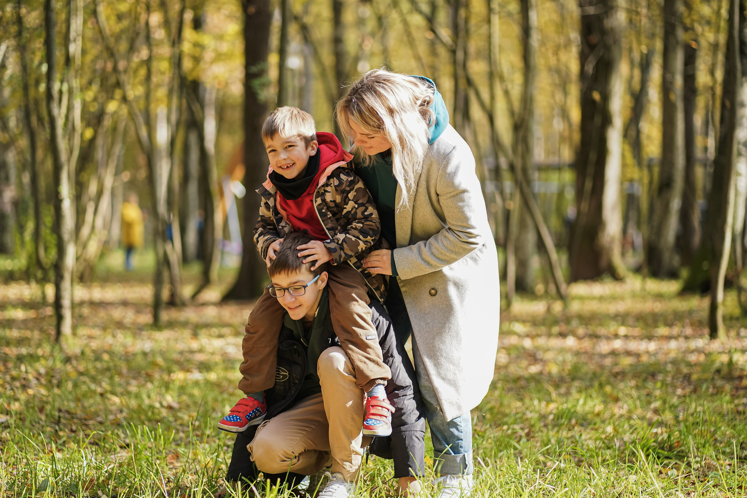 Георгий, Антон и мама. Семейный и детский фотограф в Москве (Тинао) Галкина Алевтина