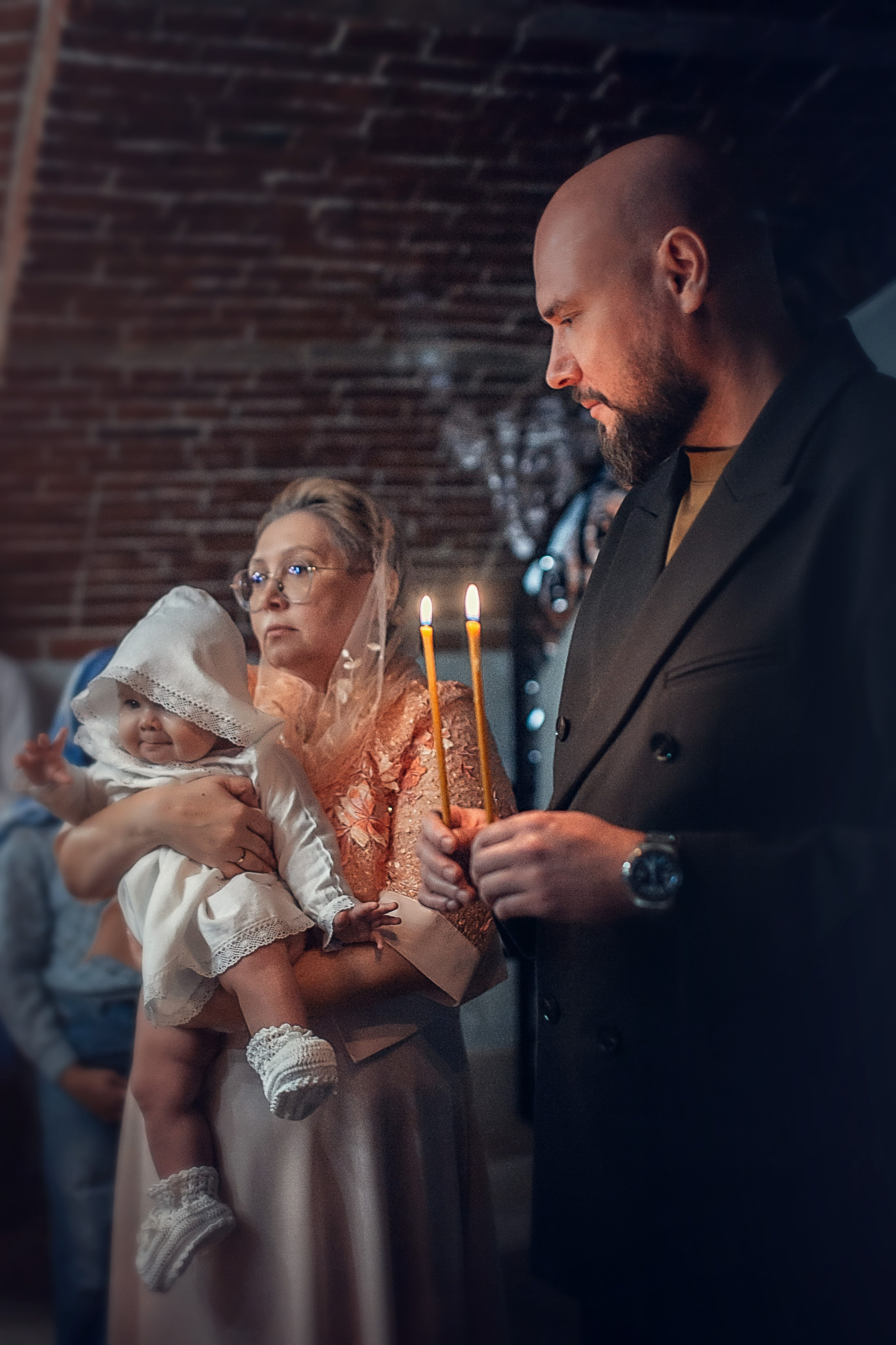 Крещение Вареньки_Храм Святой Троицы. Семейный фотограф в Санкт-Петербурге