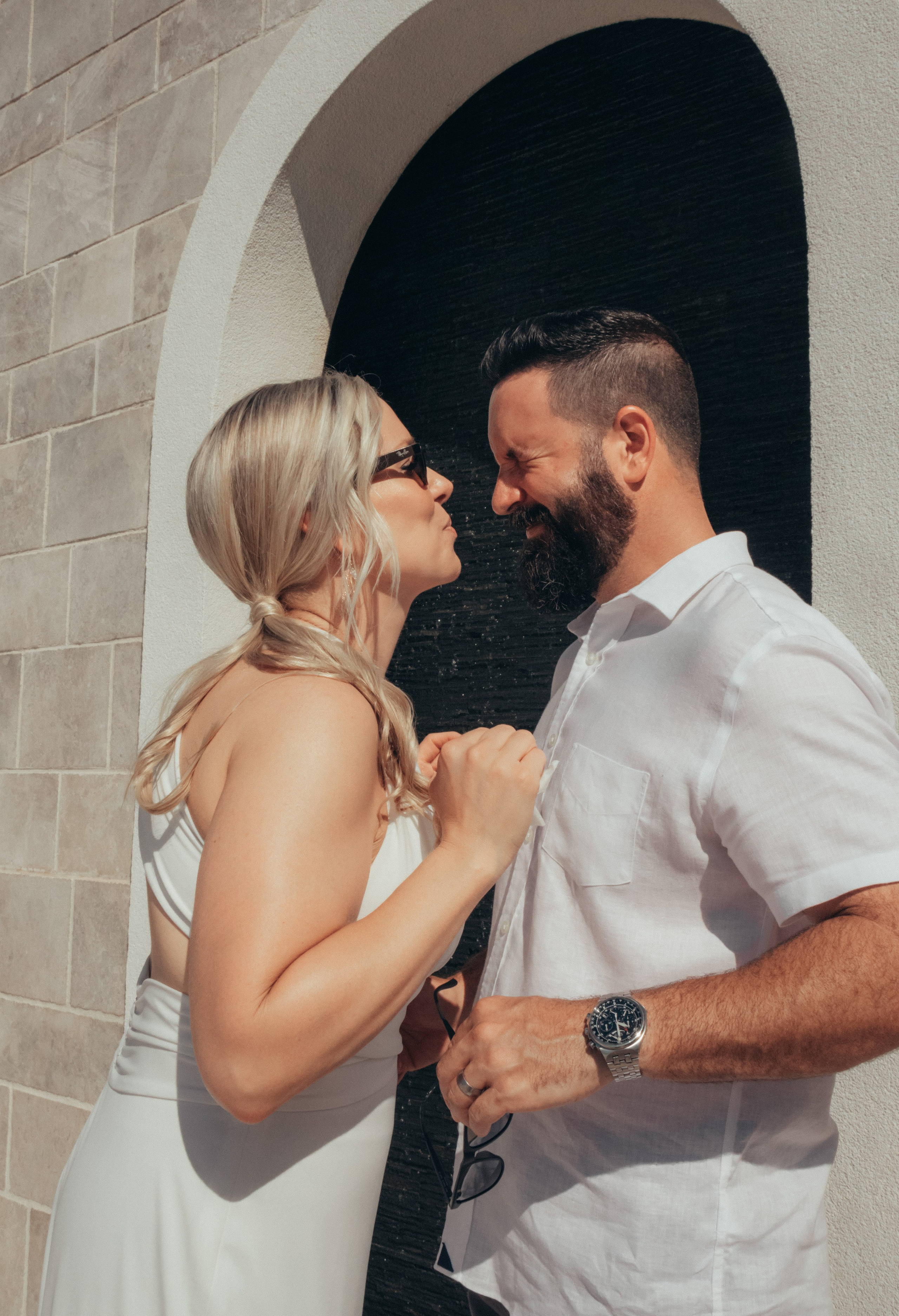 Nancy and Justin Adriatic anniversary. Portrait photographer in Tivat Montenegro Katerina Kirsanova