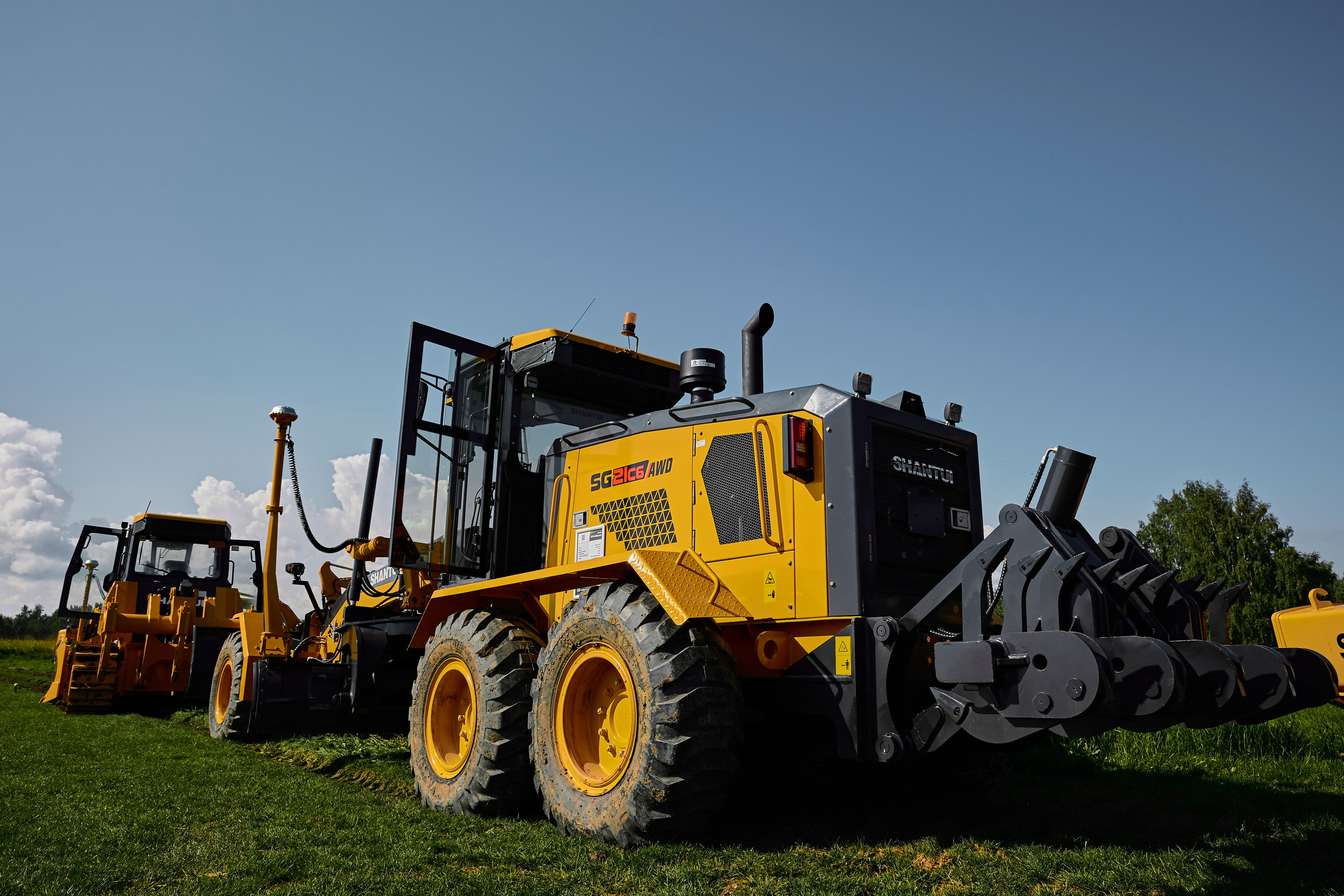 Презентация спец. техники Shantui. Фотограф Александра Иванова